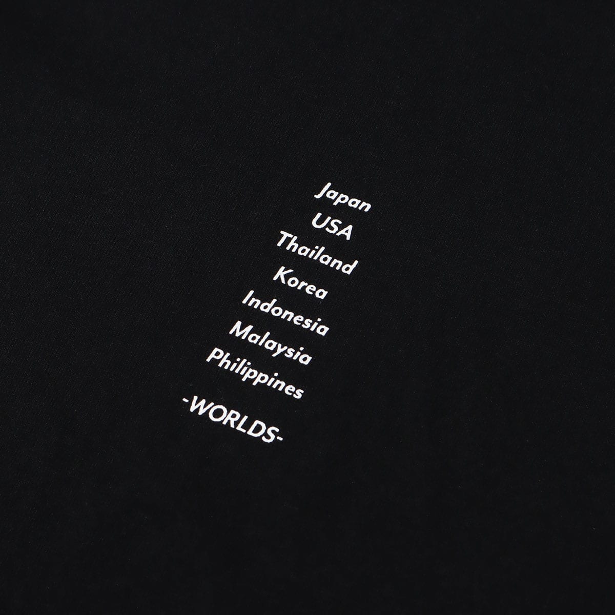 atmos Shop list logo LS T-shirts BLACKの画像