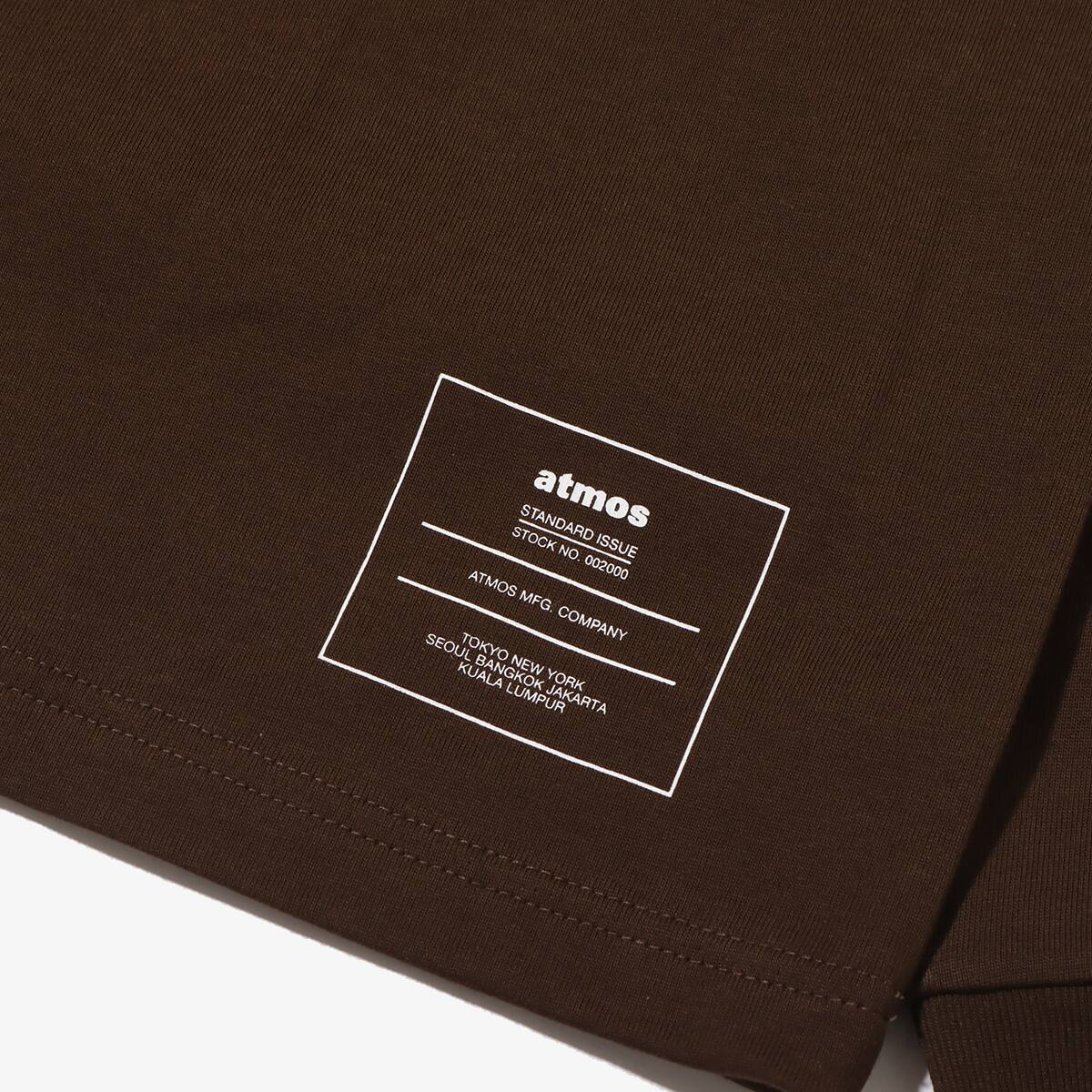atmos PATCH LOGO LS T-Shirts BROWNの画像