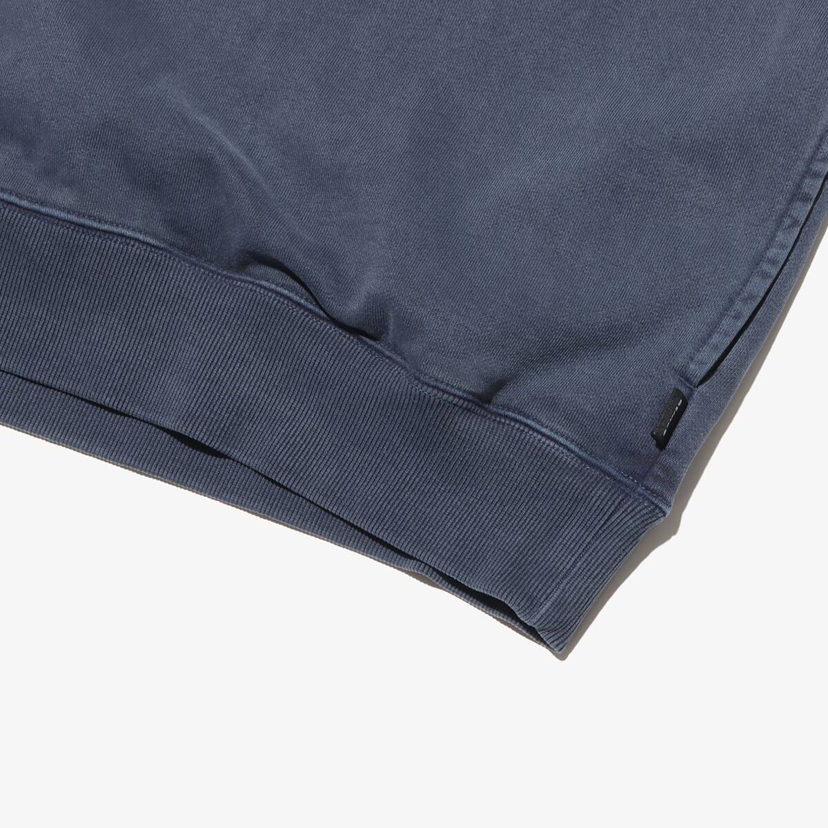 atmos Pigment Dyed Half Zip Sweatshirt NAVYの画像
