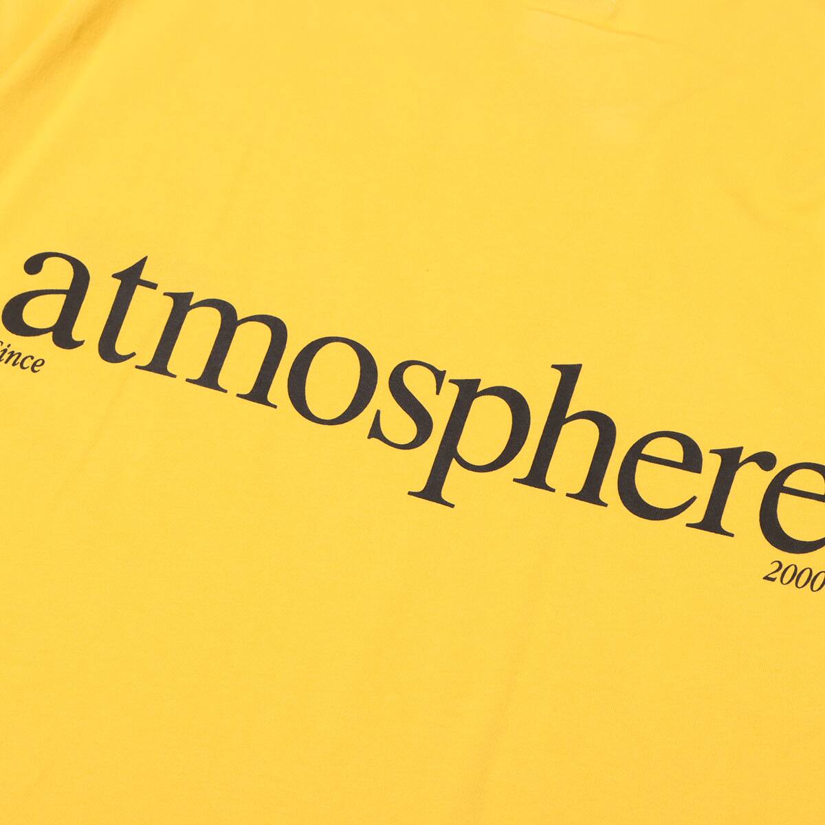 atmosphere Logo T-shirts YELLOWの画像