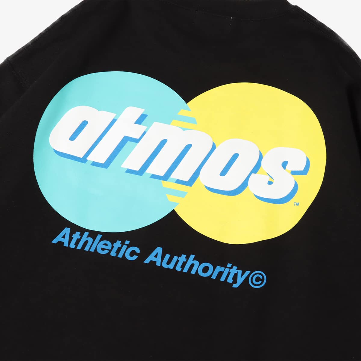 atmos Circle Logo Crewneck Sweatshirt BLACKの画像
