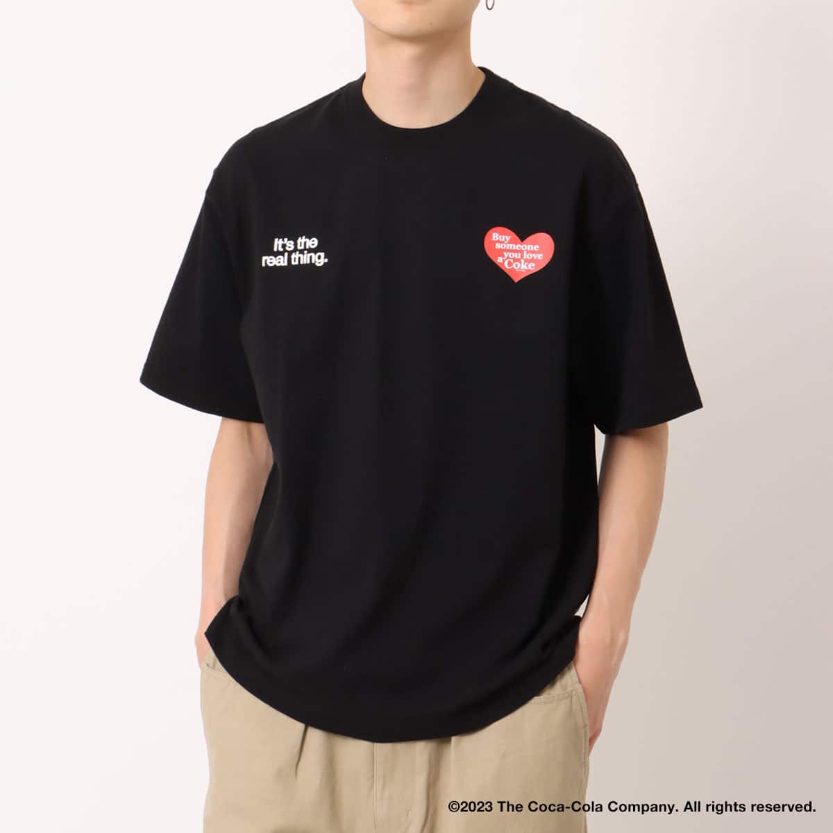 Coca Cola | atmos T-shirt T-shirt BLACK