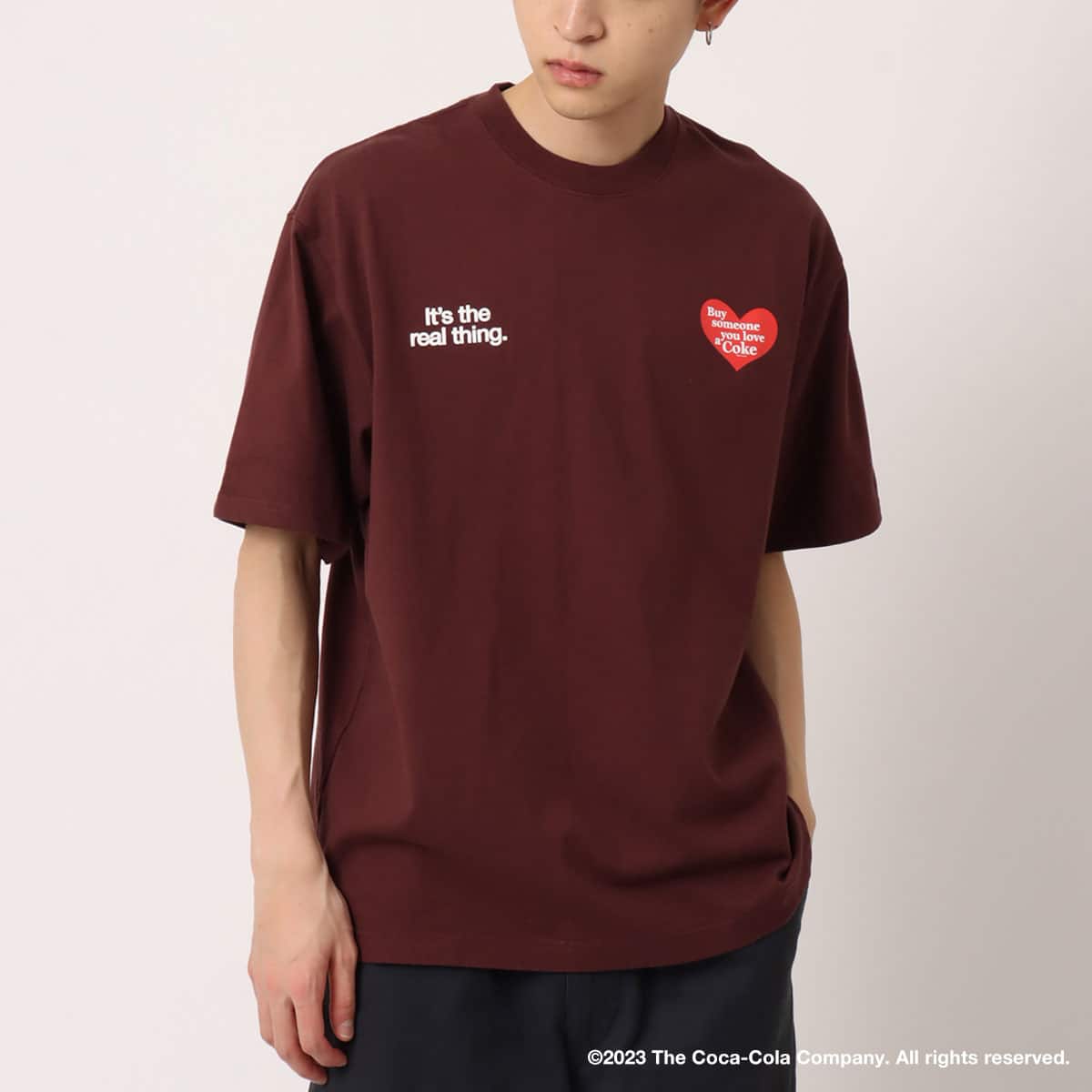 Coca Cola | atmos T-shirt BROWNの画像