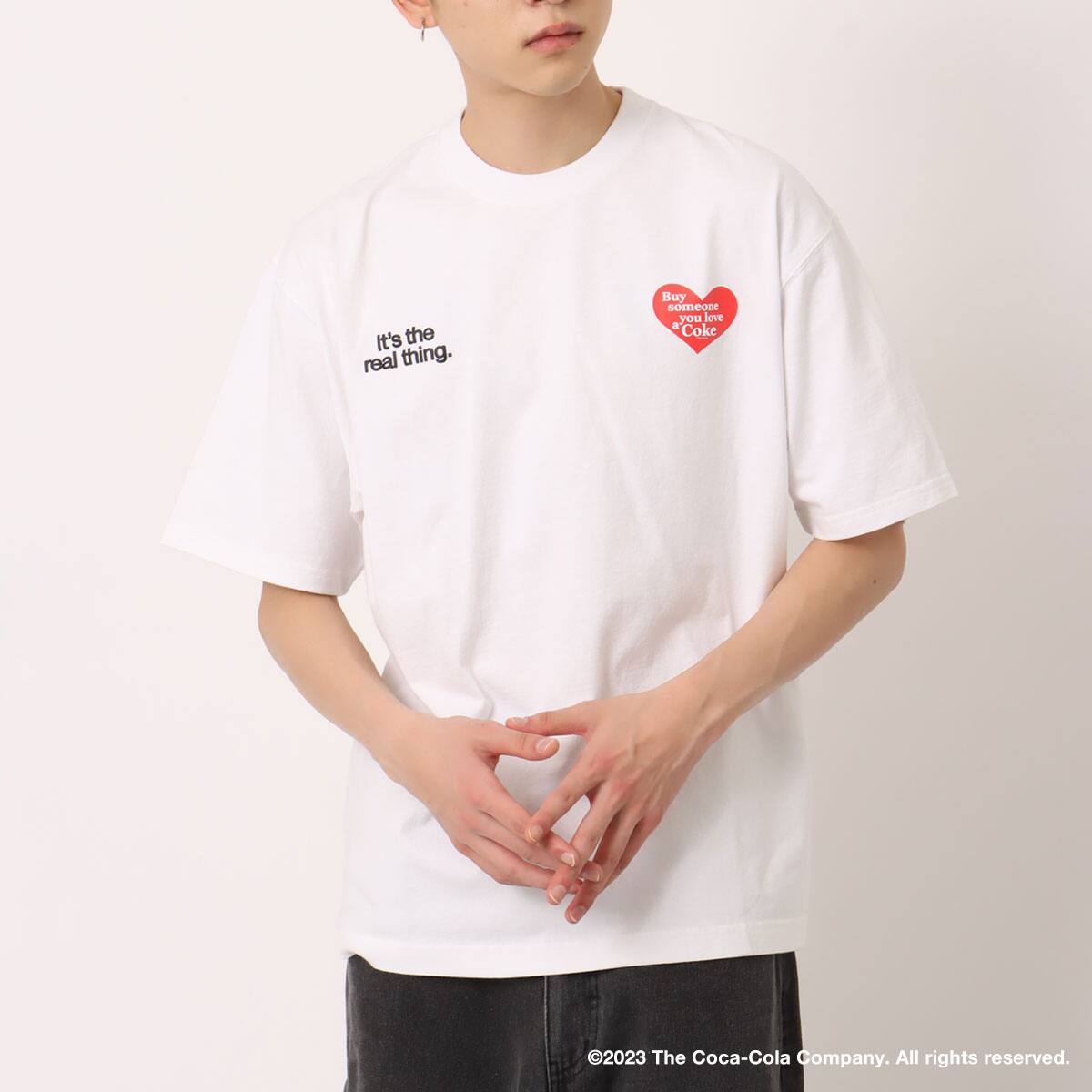 Coca Cola | atmos T-shirt WHITEの画像