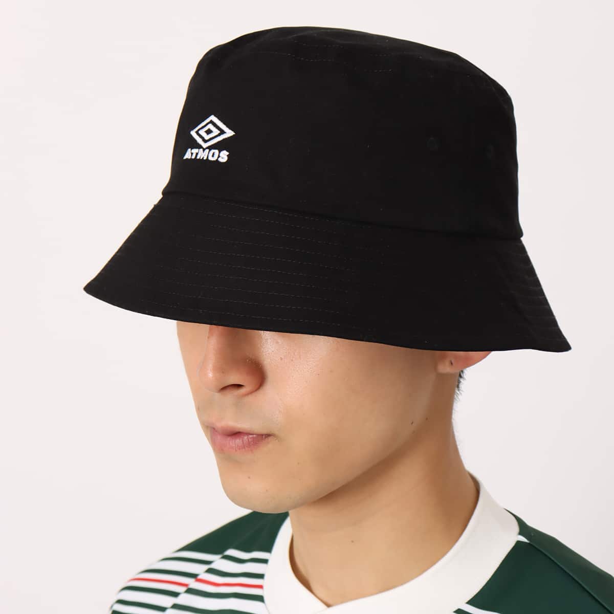 UMBRO X atmos BUCKET HAT BLACKの画像