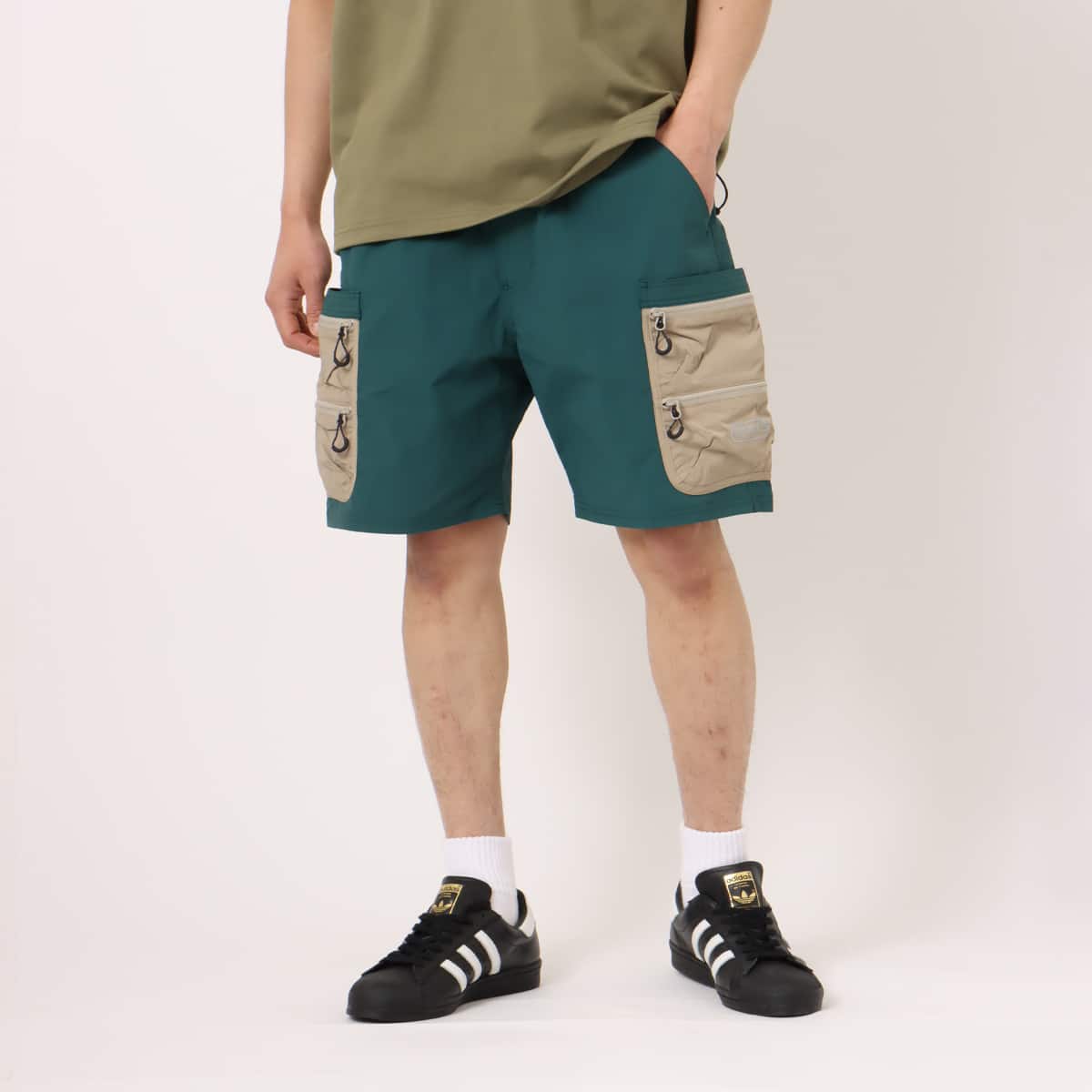 atmos Nylon Fishing Short KHAKI の画像
