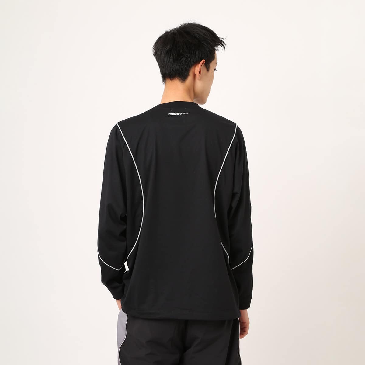 atmos Piping LS T-shirt BLACKの画像
