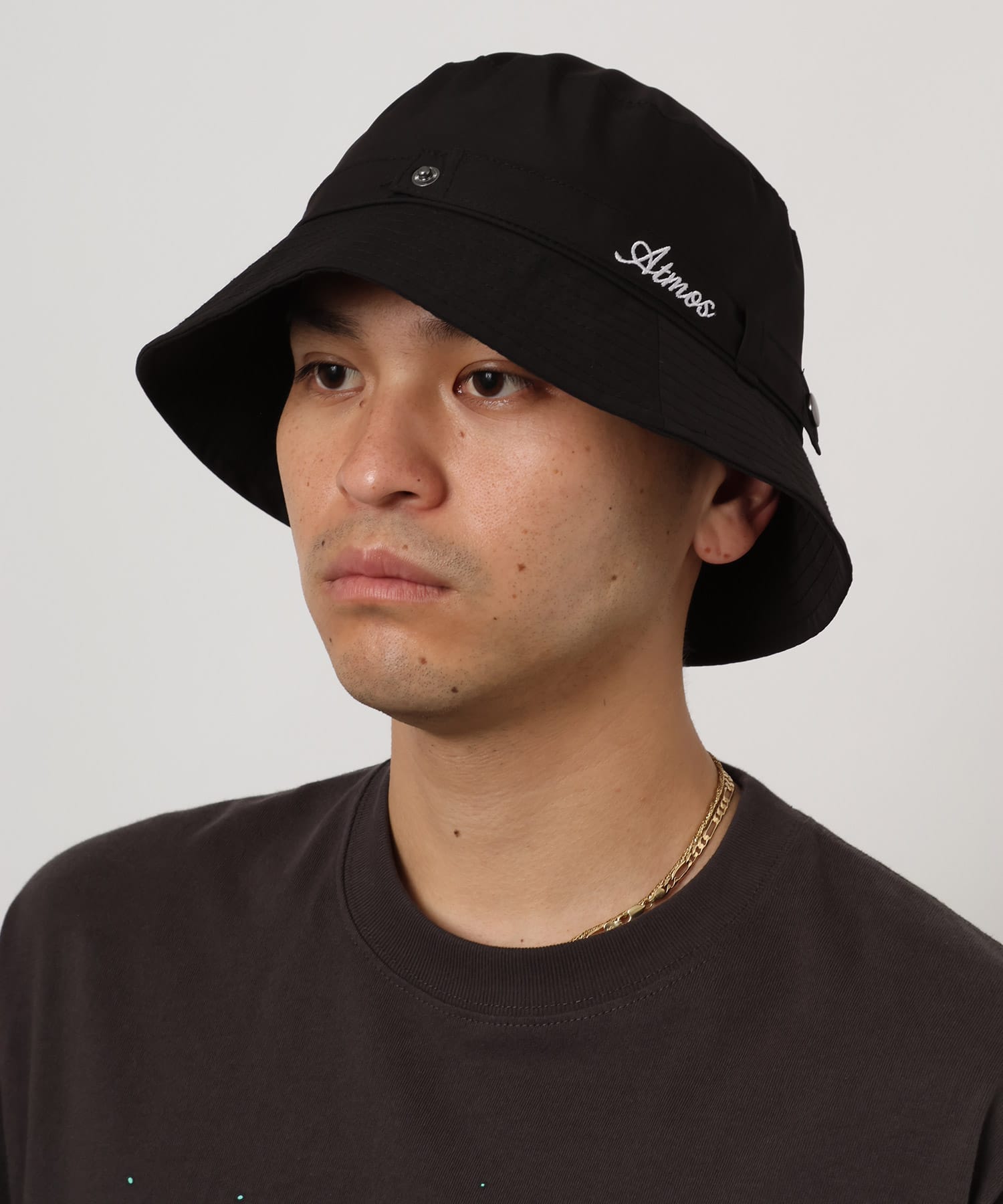 atmos Bucket Hat BLACKの画像