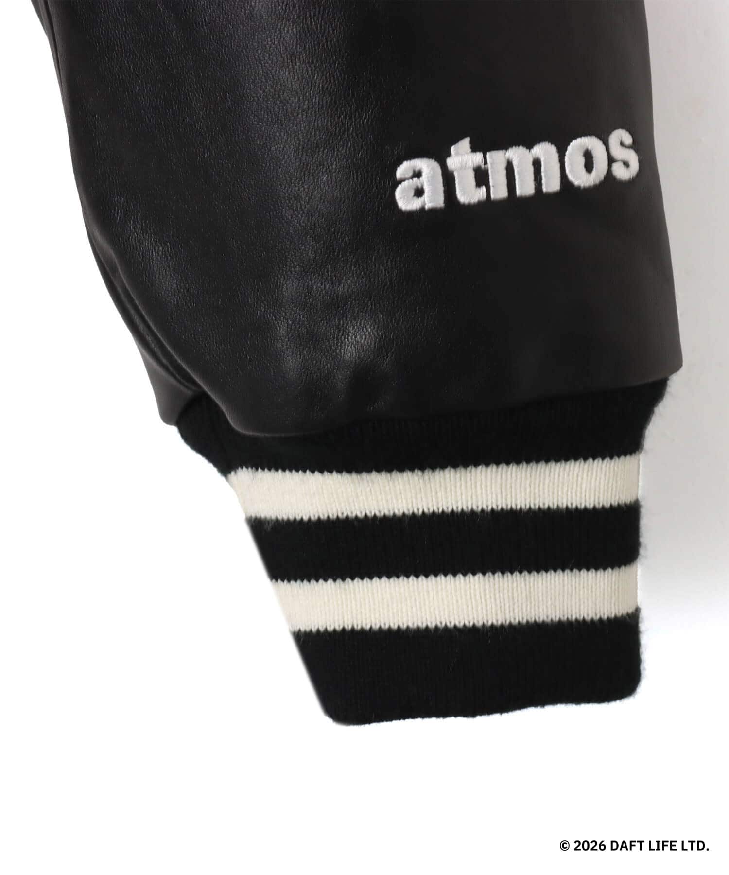 atmos x Daft Punk Random Access Memories Varsity Jacket BLACKの画像