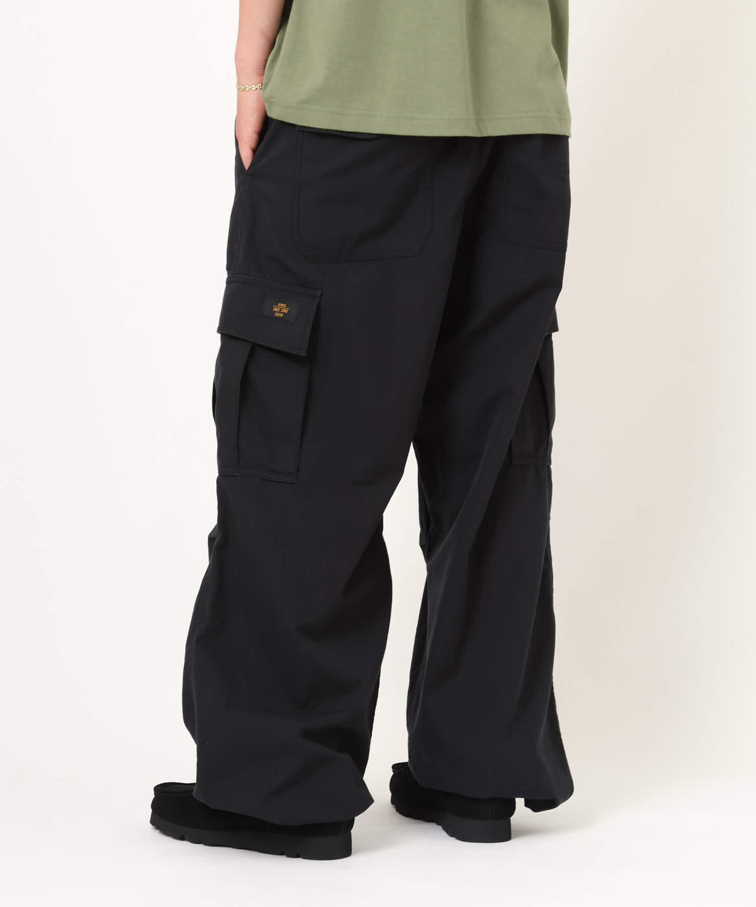atmos Cotton Military Cargo Pants BLACKの画像