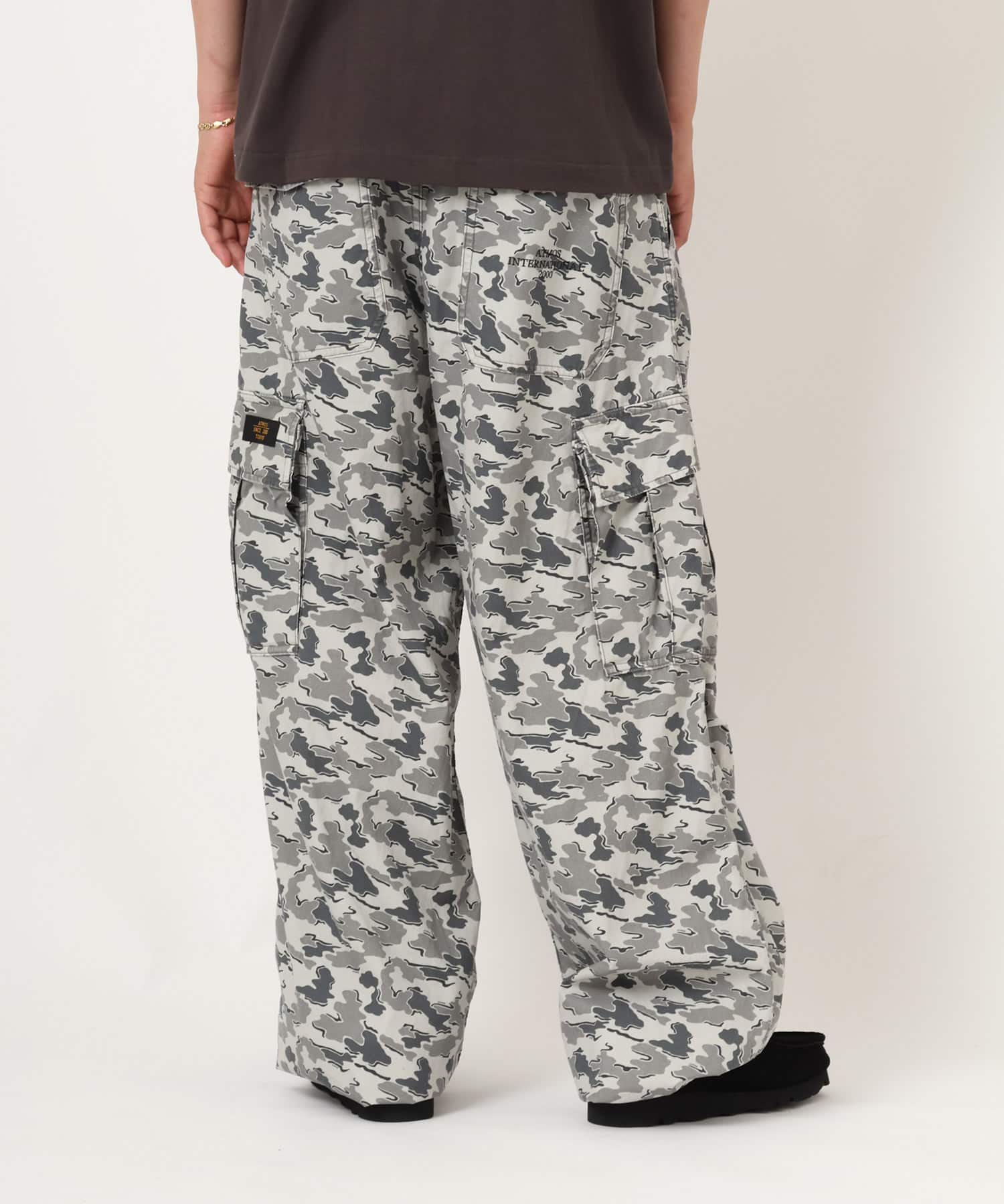 atmos Cotton Military Cargo Pants CAMOUFLAGE GRAYの画像