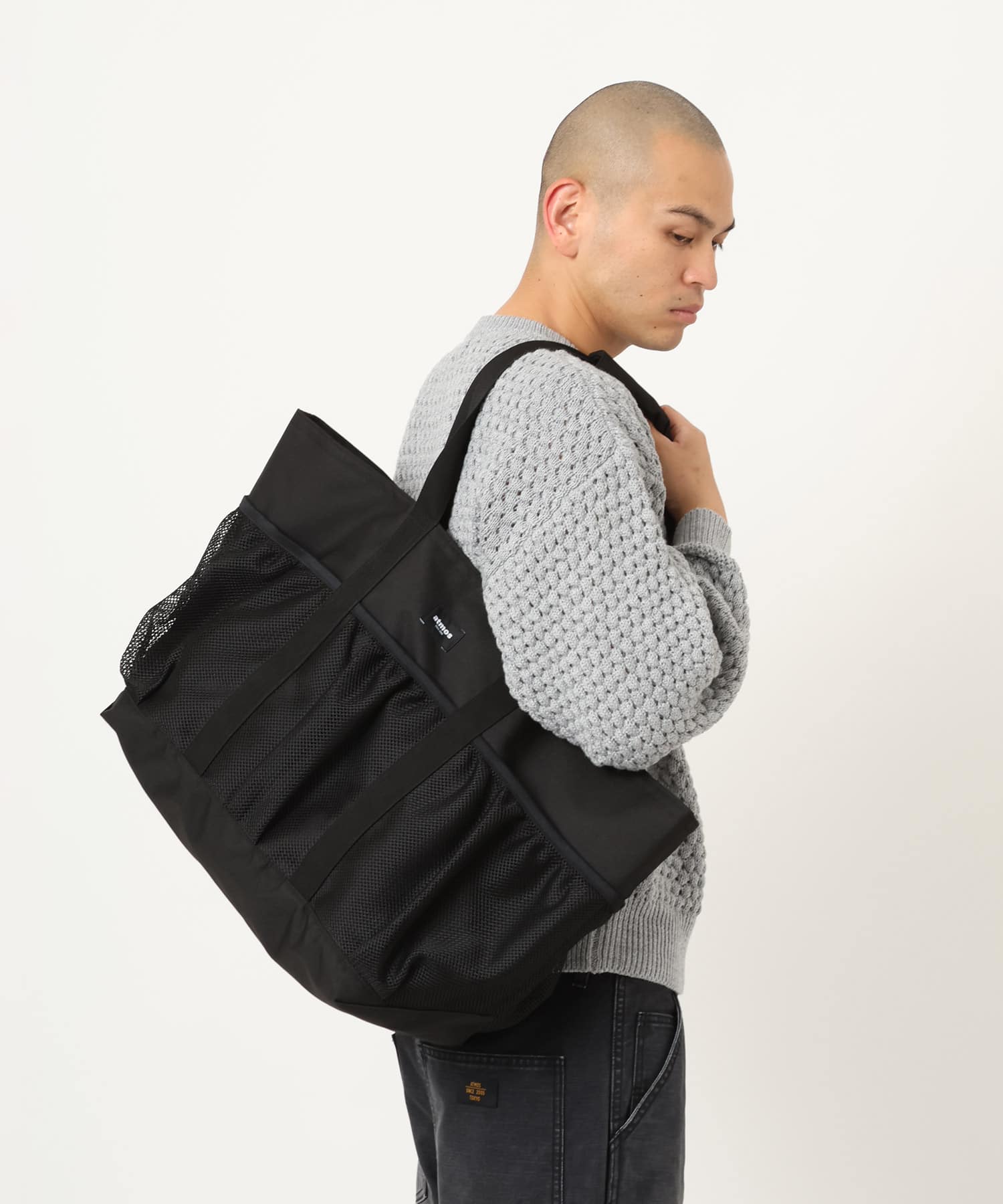 atmos Garden Tote Bag BLACKの画像