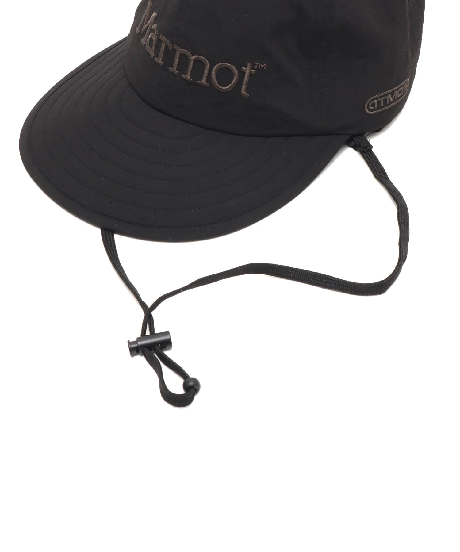 Marmot x atmos Long Bill Cap BLACKの画像