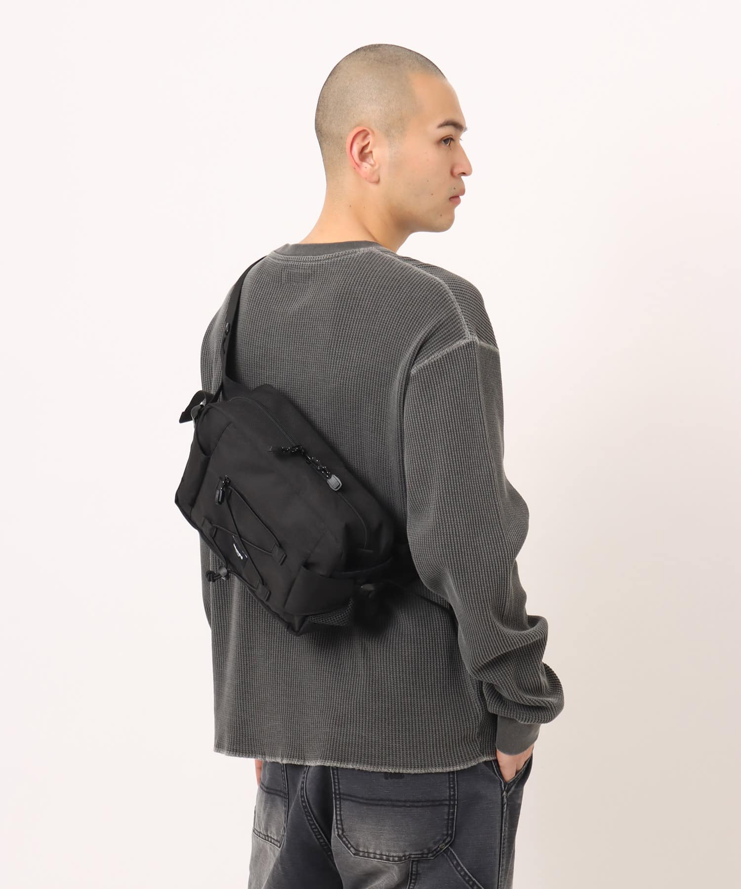 atmos Waist Bag BLACKの画像