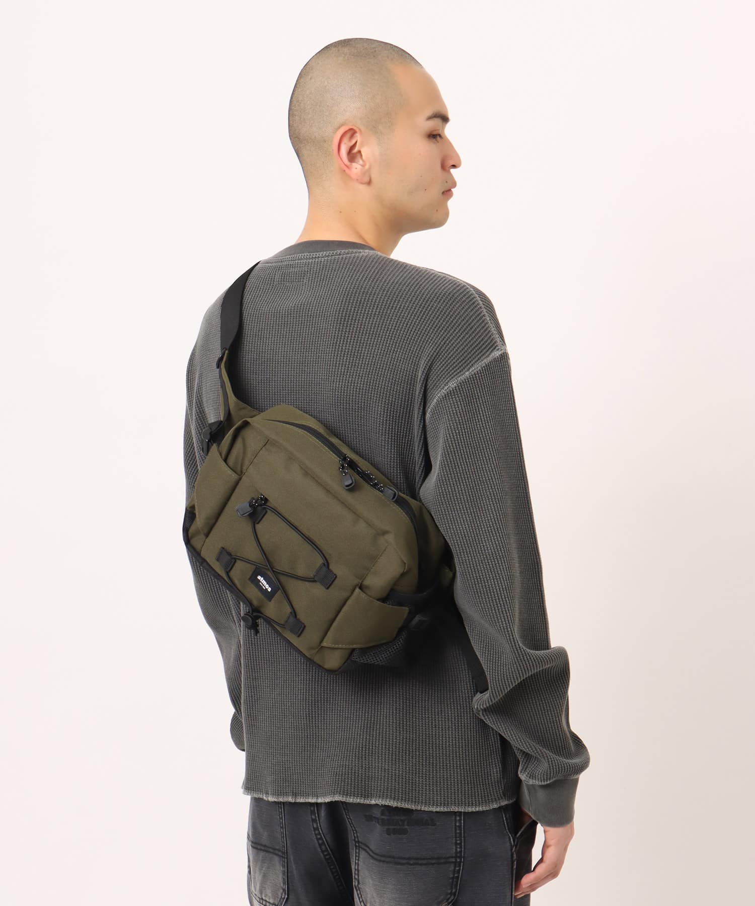 atmos Waist Bag KHAKIの画像