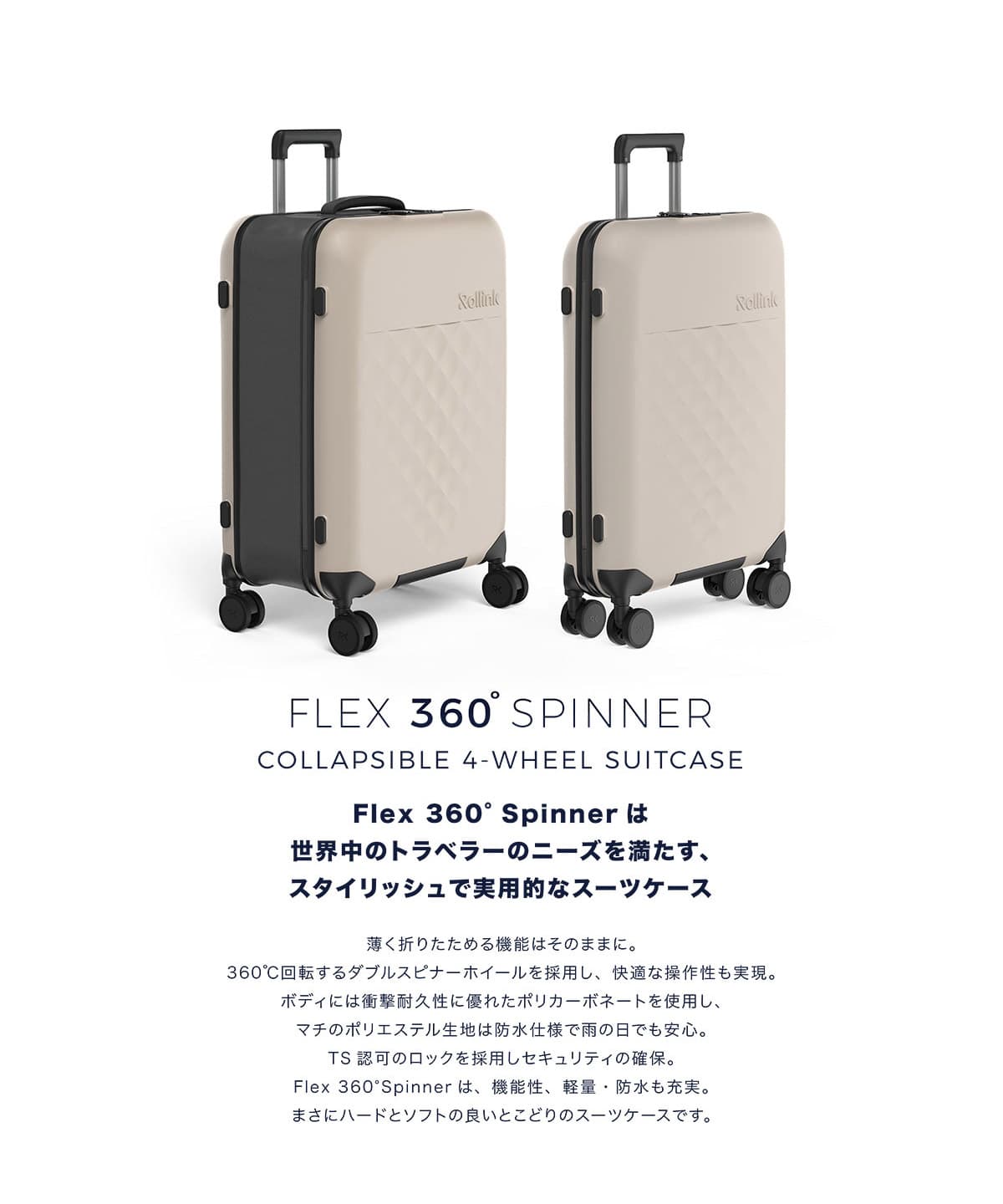 Rollink x atmos Suitcase (39L) BLACKの画像
