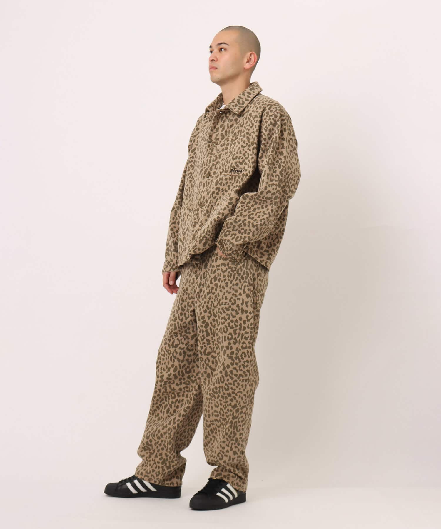 atmos Leopard Pattern Coverall KHAKIの画像