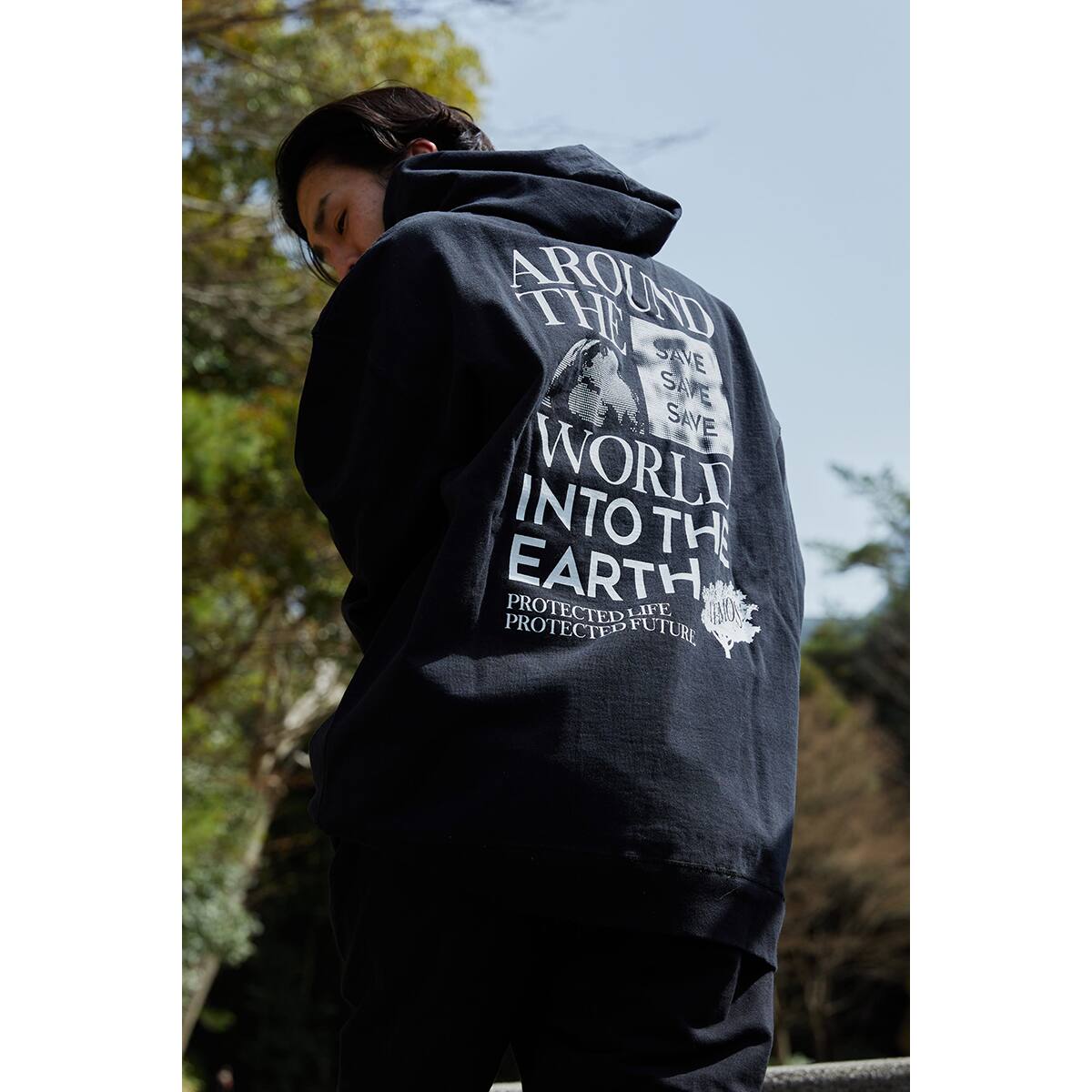 atmos VINTAGE WASH HOODIE / アトモス ビンテージウォッシュ フーディー-