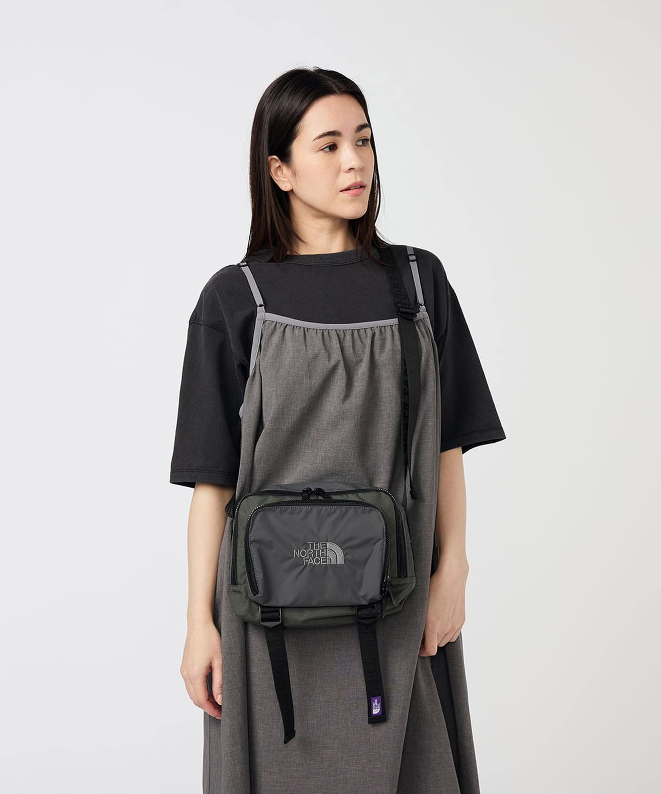 THE NORTH FACE PURPLE LABEL CORDURA Nylon Shoulder Bag Asphalt Grayの画像