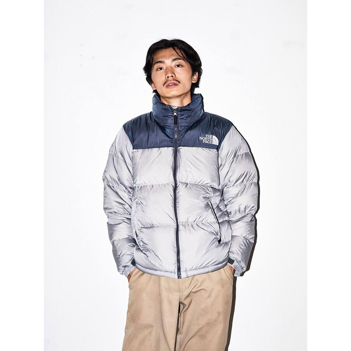 THE NORTH FACE ヌプシ　グレー袖丈63cm