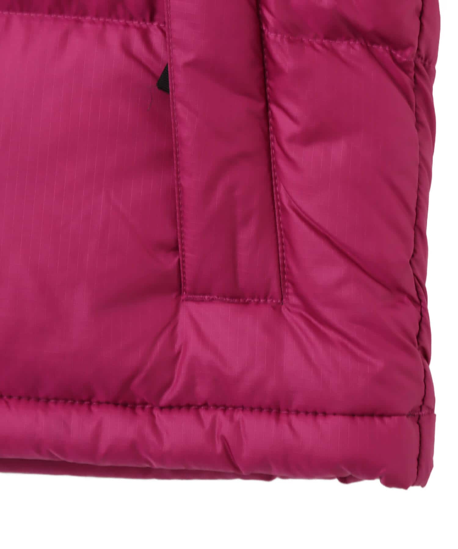 THE NORTH FACE Womens Short Nuptse Jacket ブラックxロックスバリーピンクの画像