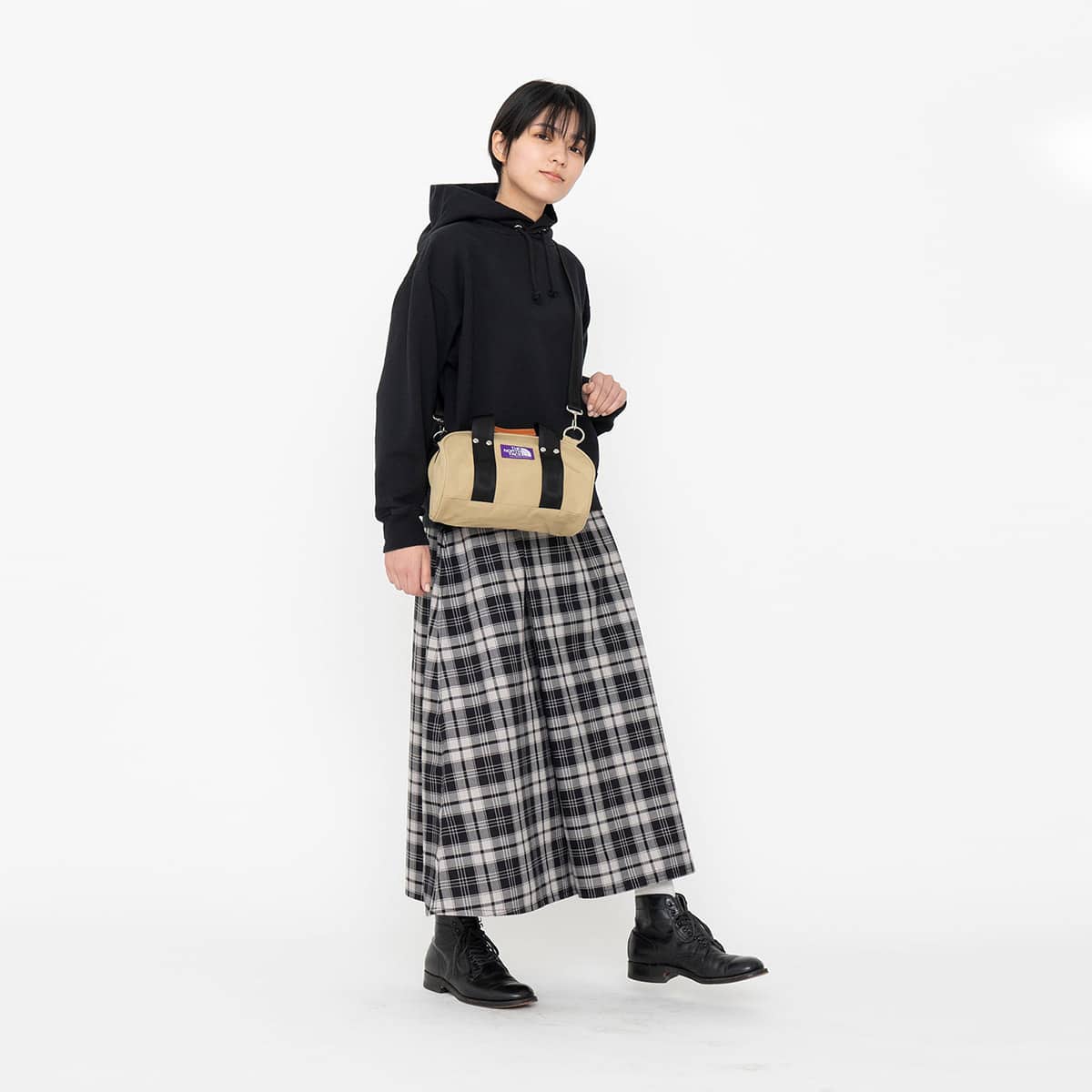 THE NORTH FACE PURPLE LABEL Demi Duffle Bag Tan 22FW-Iの画像