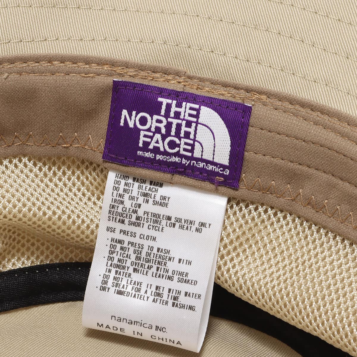 THE NORTH FACE PURPLE LABEL Stretch Twill Field Hat BEIGE 22SS-Iの画像