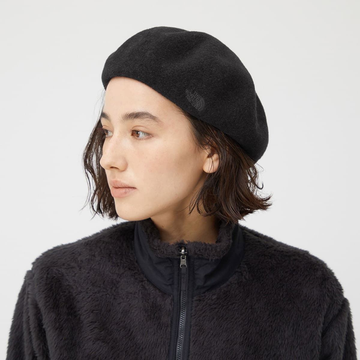 ノースフェイス　ベレー帽　黒 THE NORTH FACE MICA BERET ブラック 22FW-I（ザ・ノース