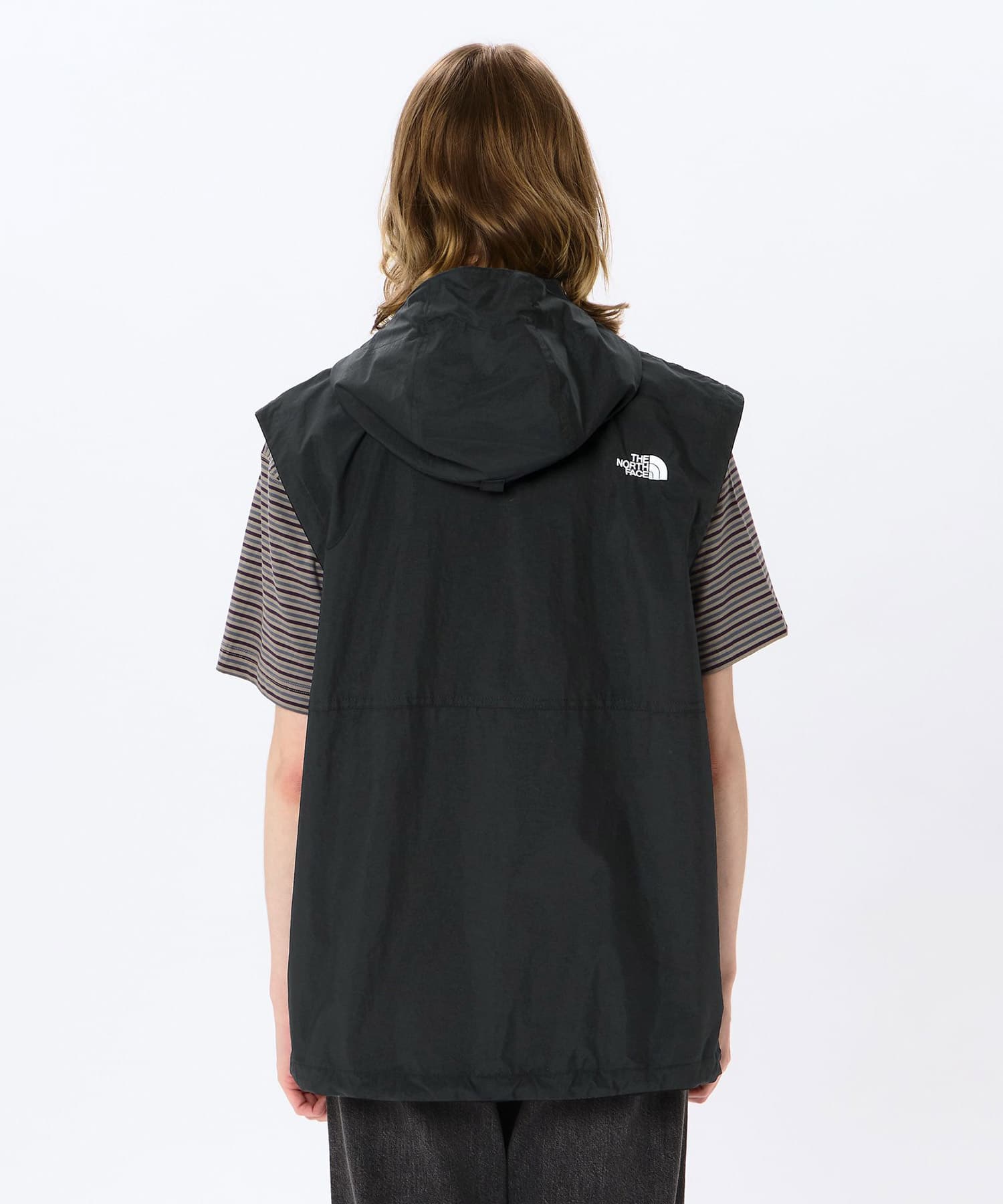 THE NORTH FACE Compact Hooded Vest ブラックの画像