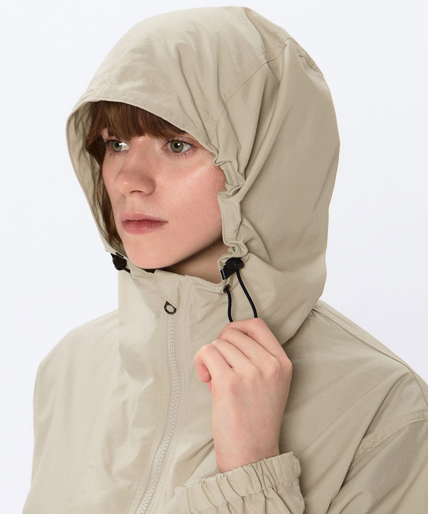 THE NORTH FACE Short Compact Jacket フォッシルアイボリーの画像