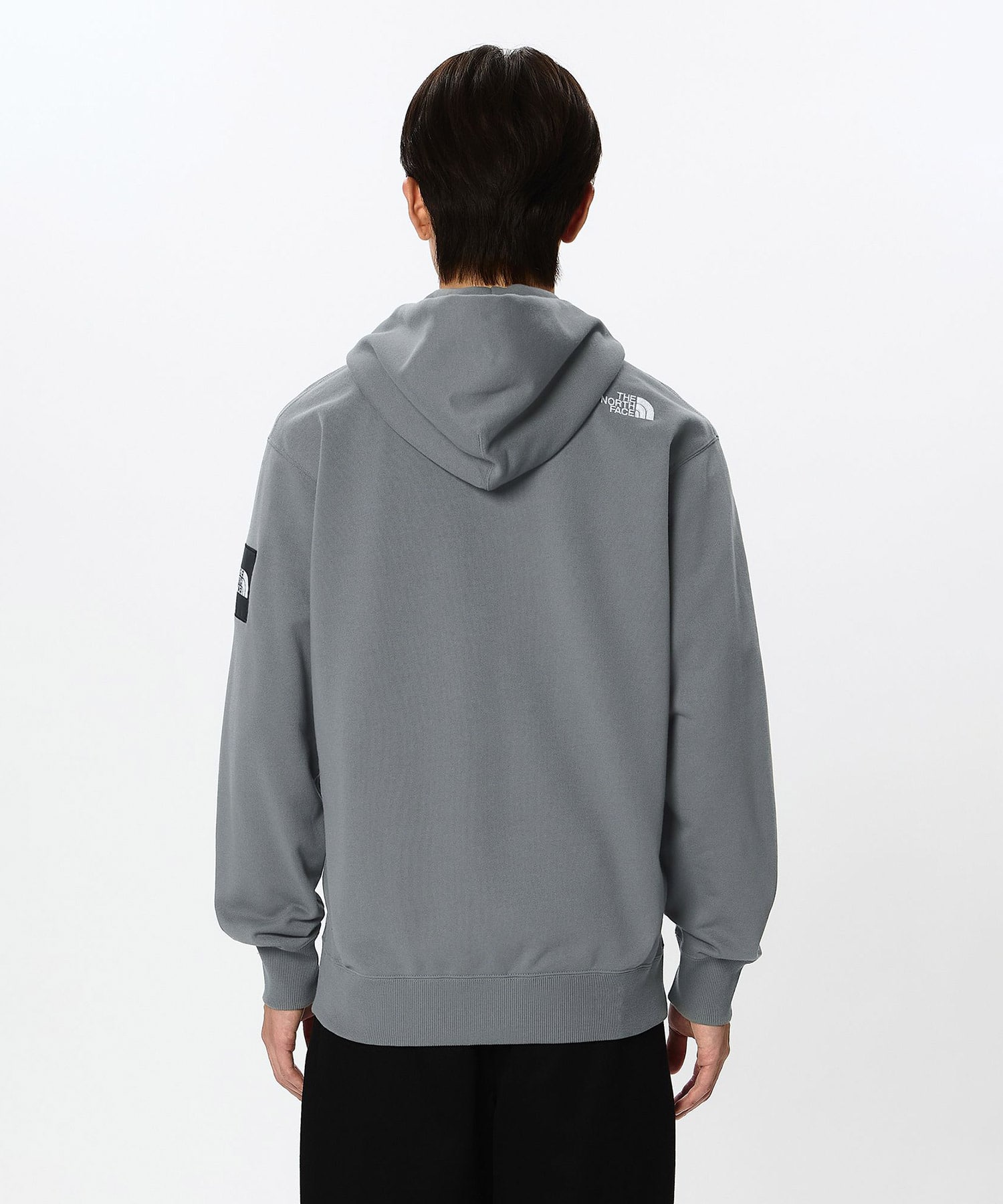 THE NORTH FACE Square Logo Full Zip スモークドパールの画像