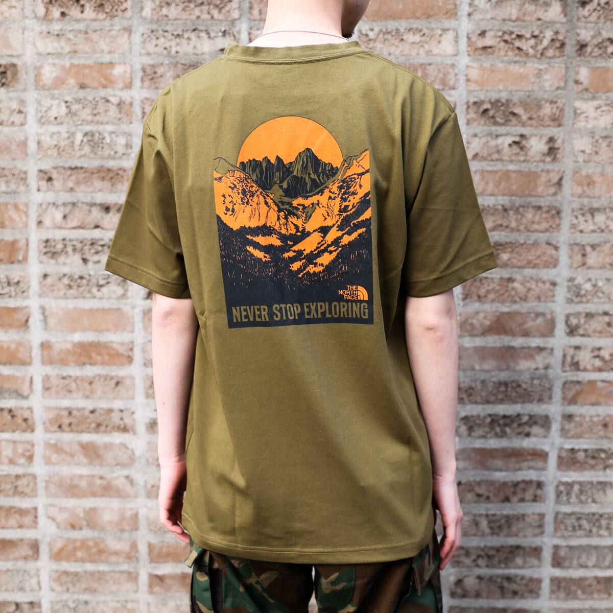 THE NORTH FACE S/S SUNRISE TEE MILITARY OLIVE 21SS-I（ザ・ノース