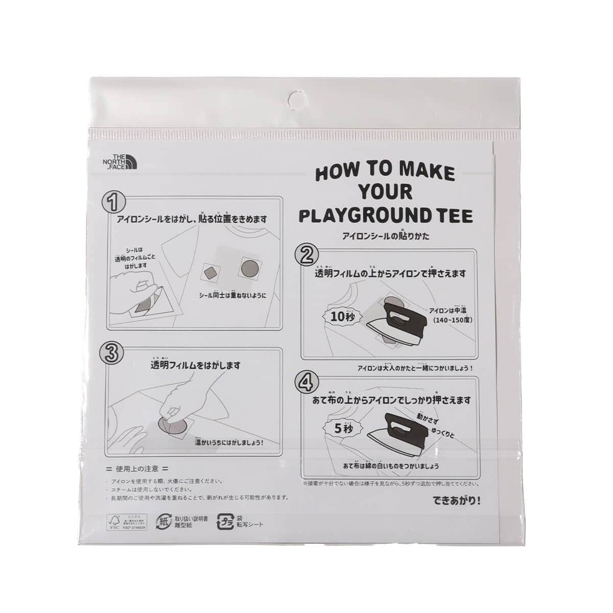 THE NORTH FACE S/S Your Own Playground Tee ミックスグレー の画像