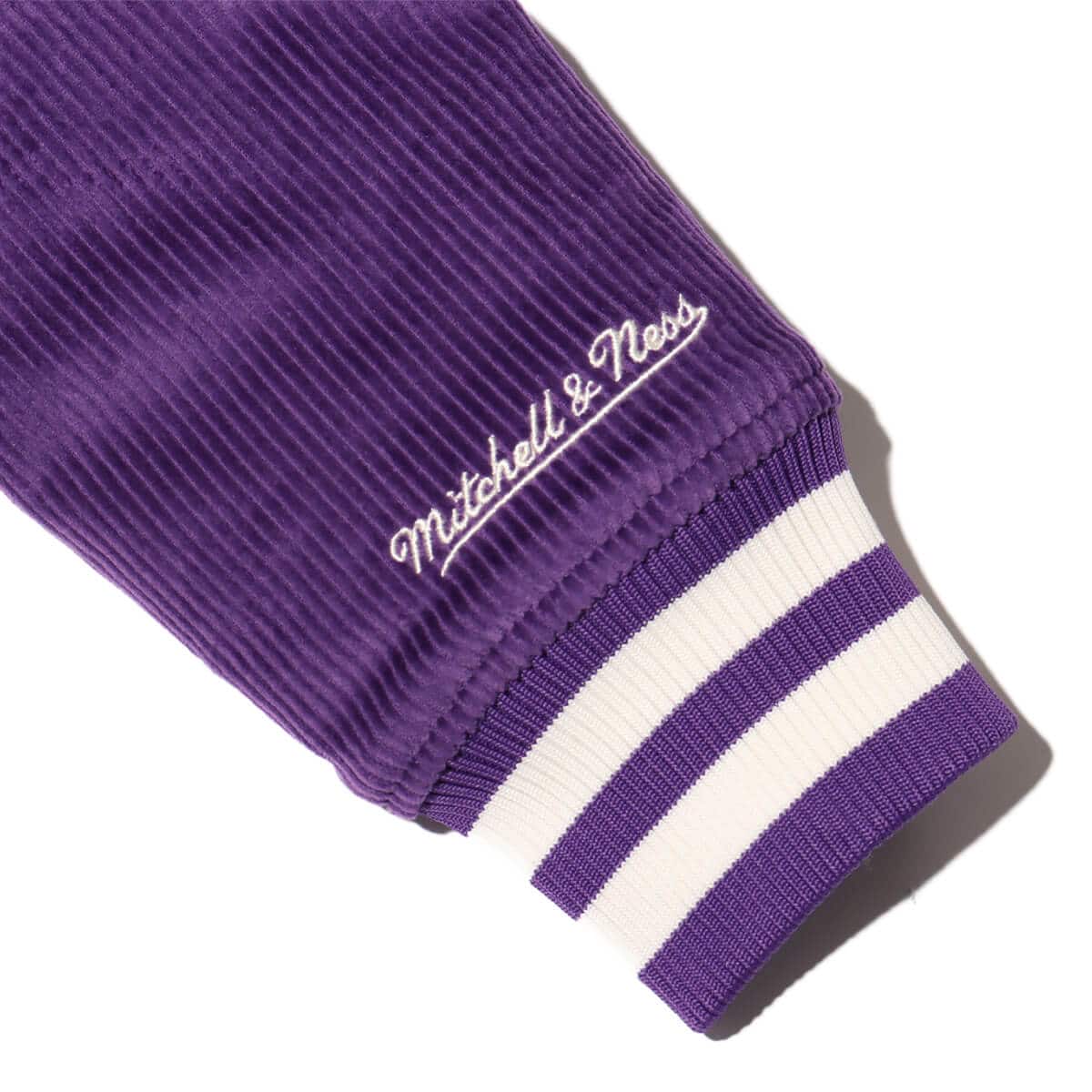 Mitchell & Ness COLLEGIATE VARSITY JACKET LAL PURPLE 23FW-Iの画像