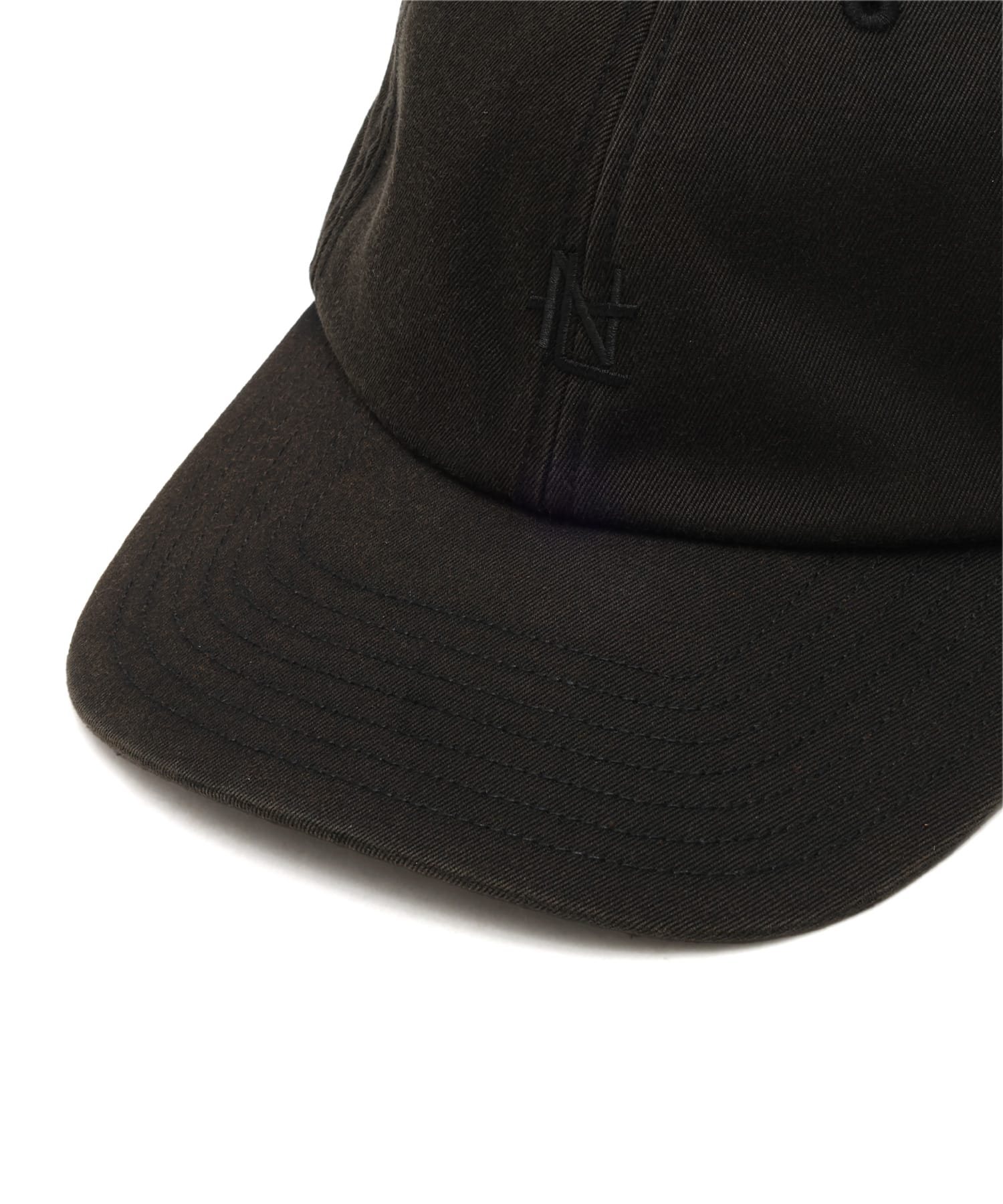 nanamica WASHED CHINO CAP BLACKの画像