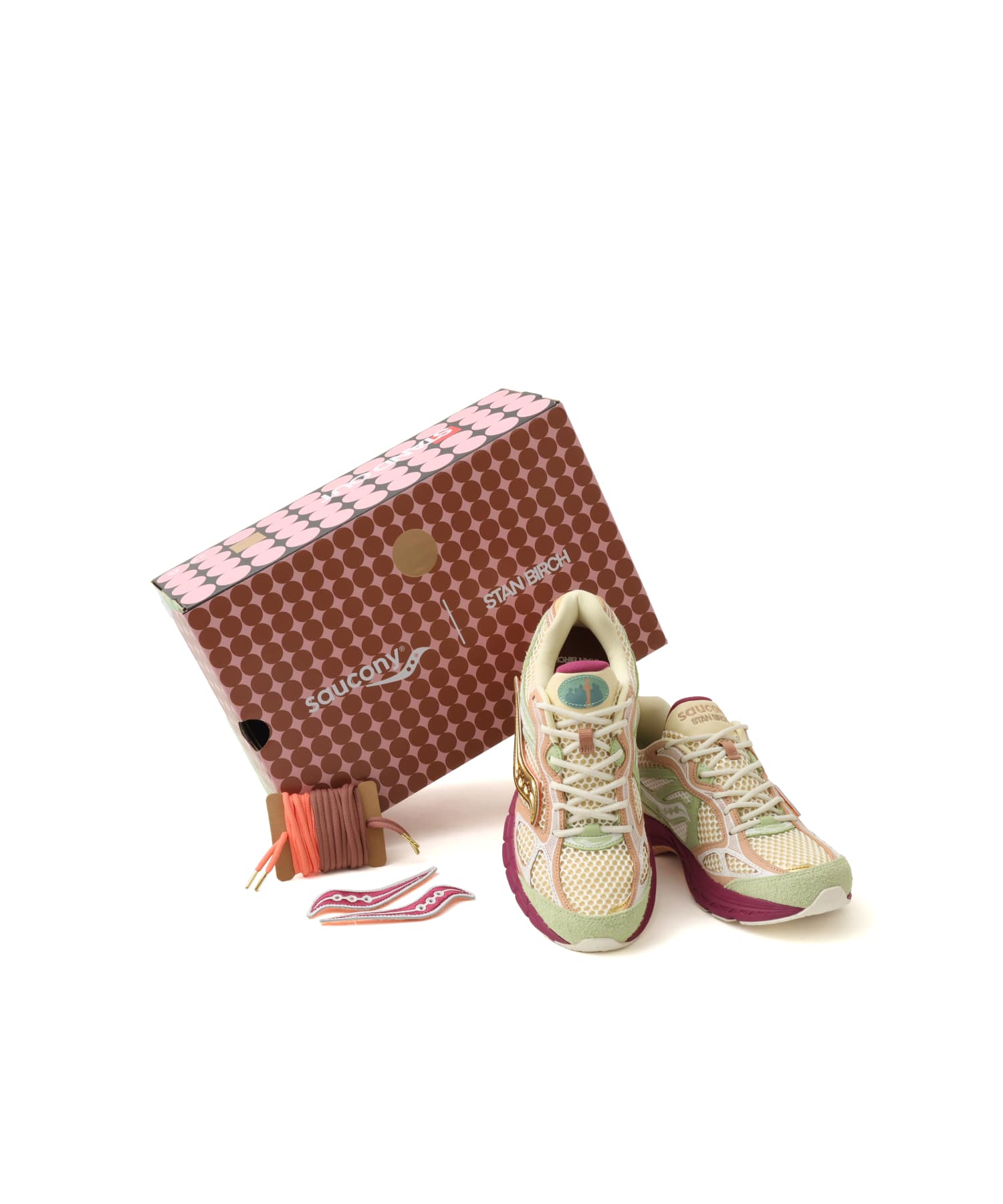 Saucony STAN BIRCH GUIDE 7 CREAM/MAUVEの画像