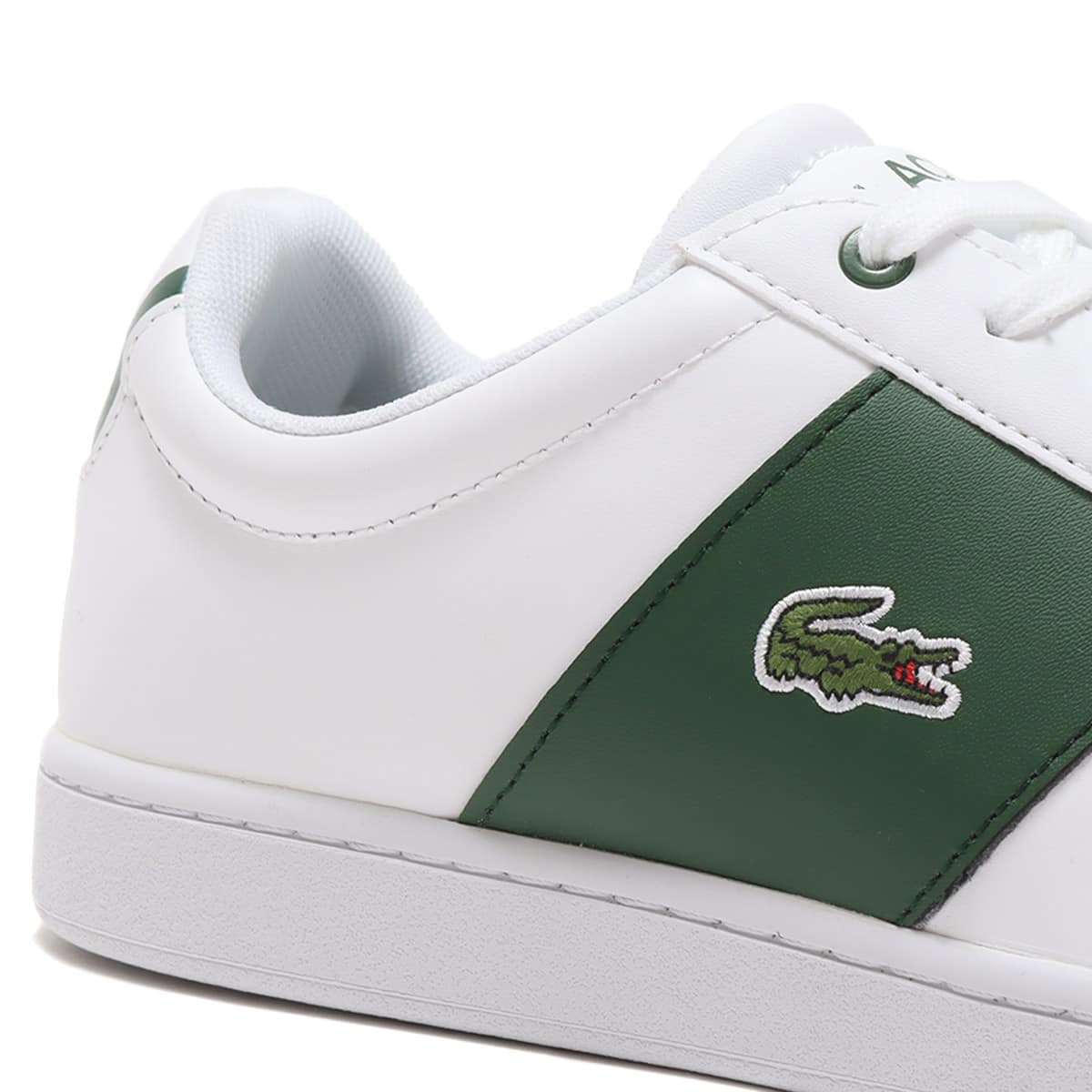 LACOSTE CARNABY 0121 4 WHITE/DK.GREEN 21FA-Iの画像