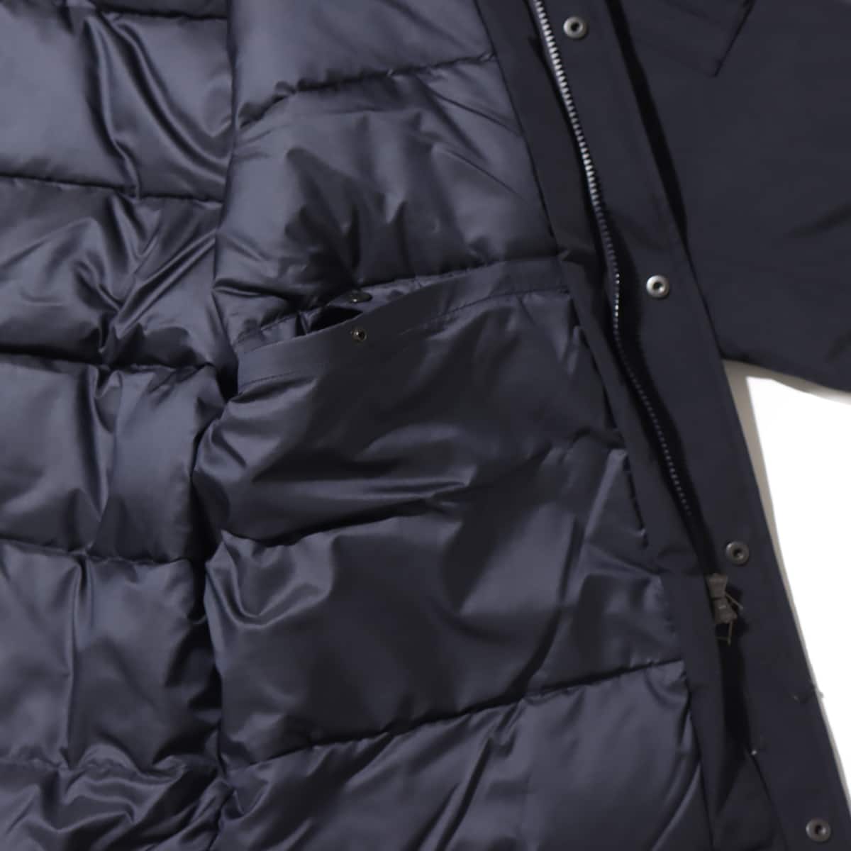 nanamica GORE-TEX Down Coat Navy 23FA-I（ナナミカ ゴアテックス 
