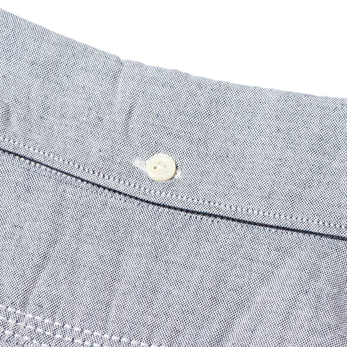 nanamica Button Down Wind Shirt Grayish Navy 23SP-Iの画像