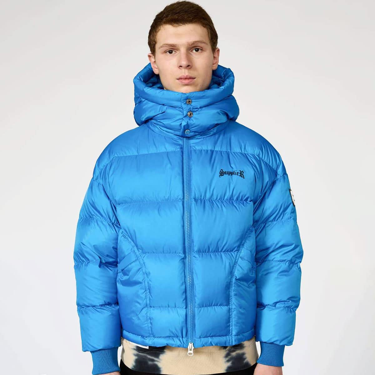 SUPPLIER DETACHABLE HOOD PUFFER BLUE 21FA-I