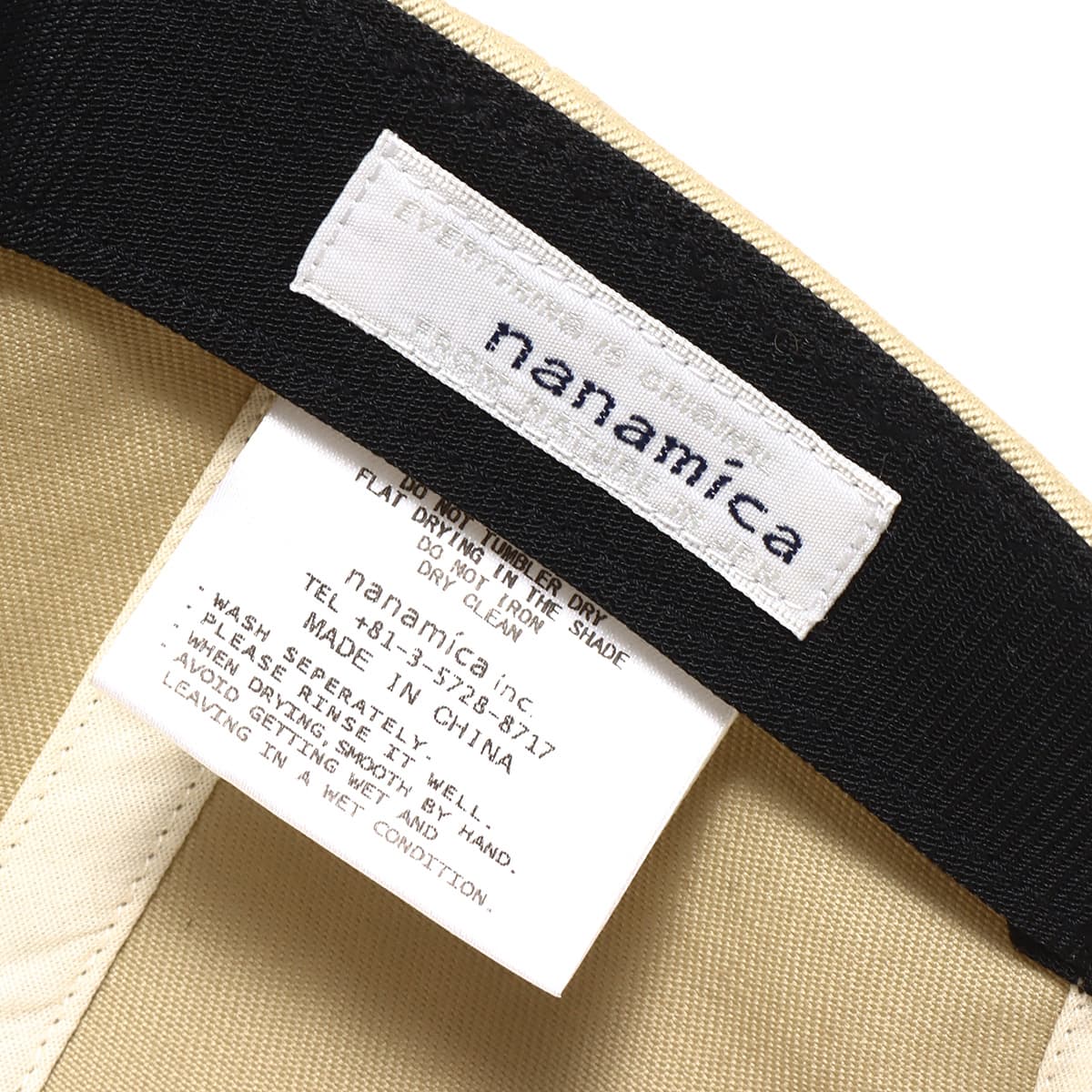 nanamica Chino Cap Khakiの画像