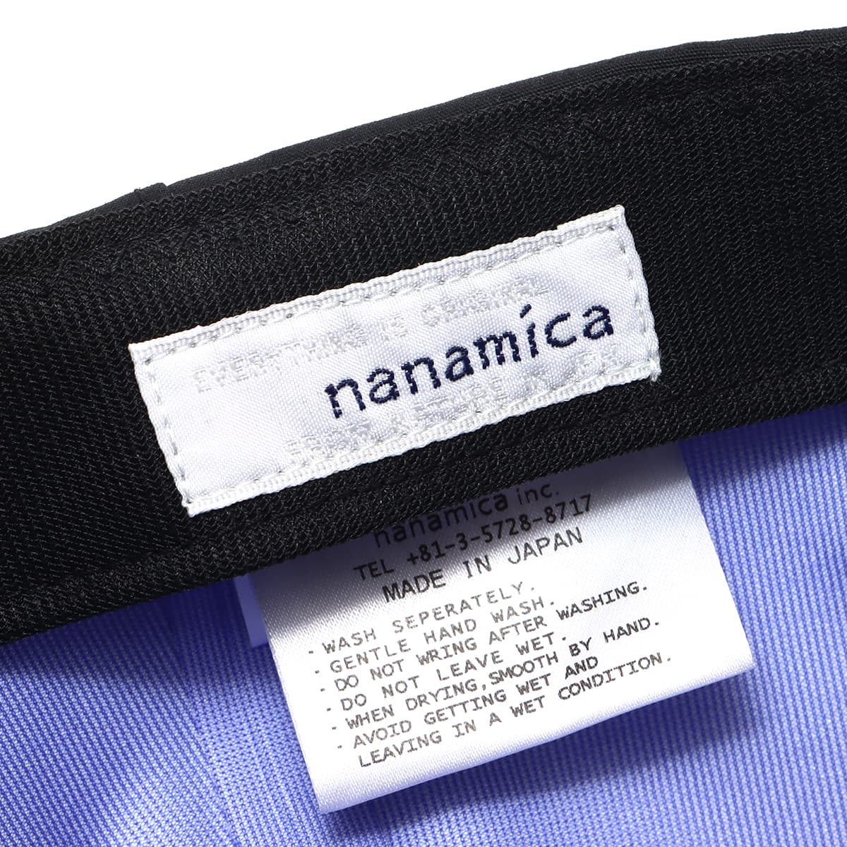 nanamica GORE-TEX Cap BLACK 24SP-I（ナナミカ ゴアテックス