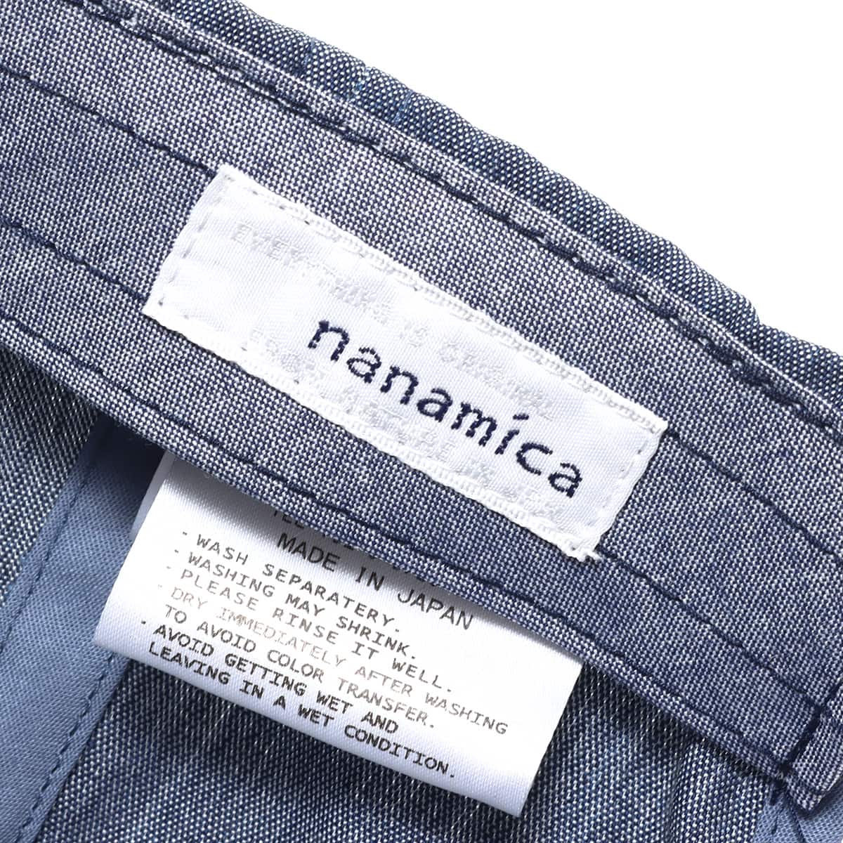 nanamica Chambray Cap Indigo 23SP-Iの画像