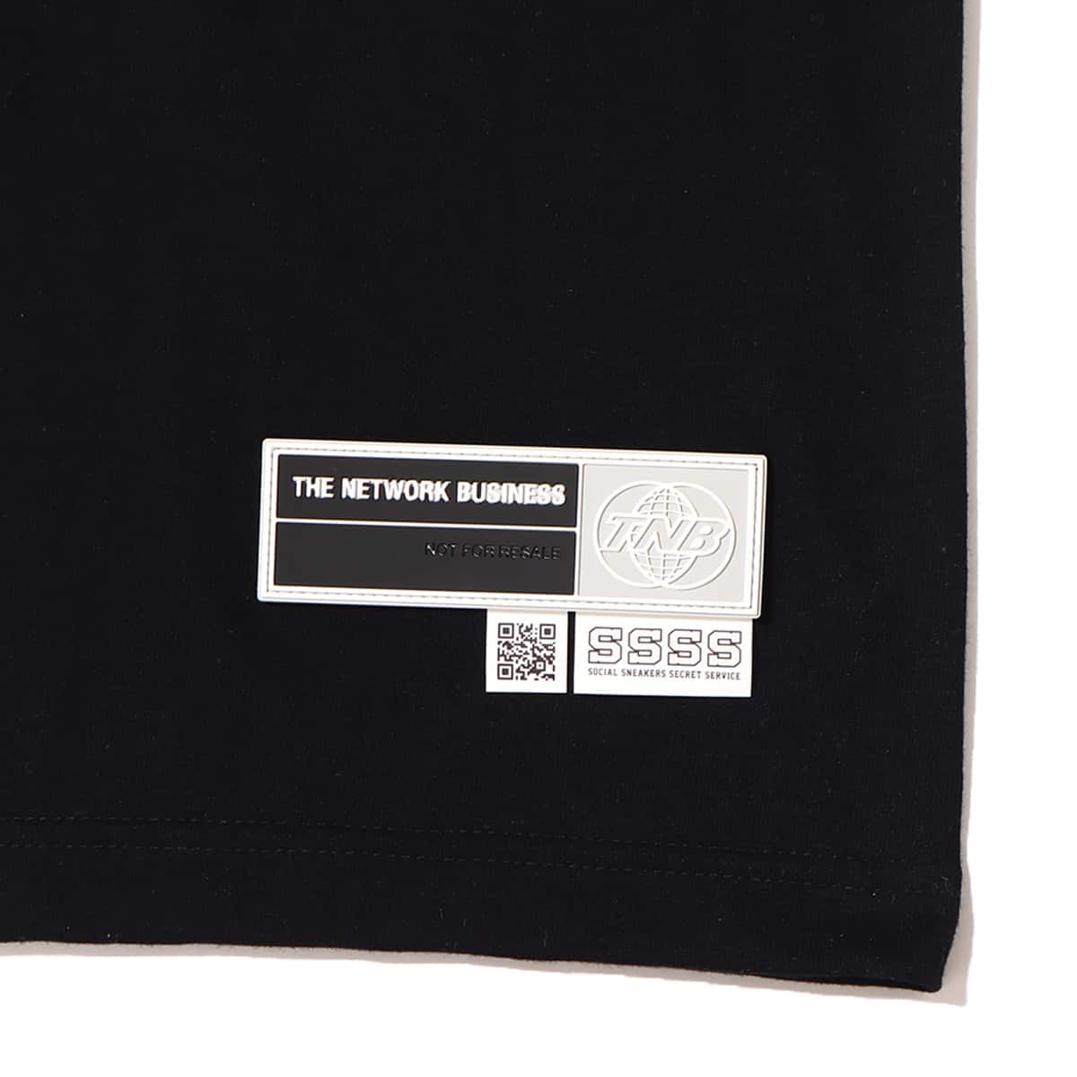 THE NETWORK BUSINESS FOAM PRINT ELEPHANT S/S TEE BLACKの画像