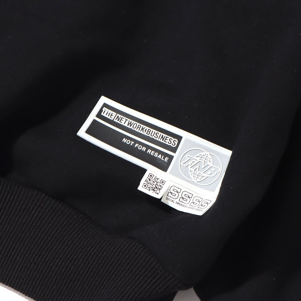 THE NETWORK BUSINESS × ANTHONY HEAVY WEIGHT PULL OVER HOODIE BLACK ...
