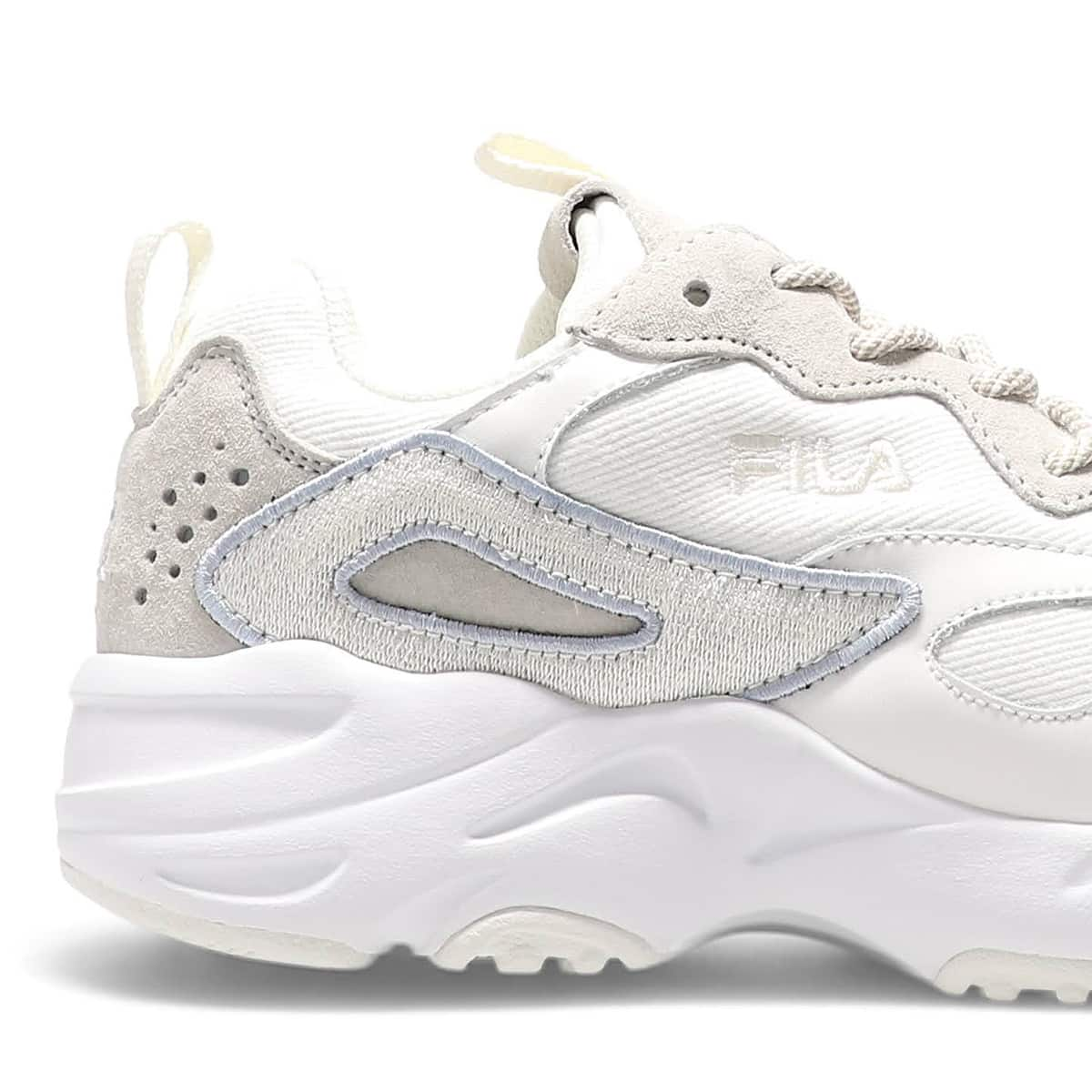 fila ray tracer women's white cream