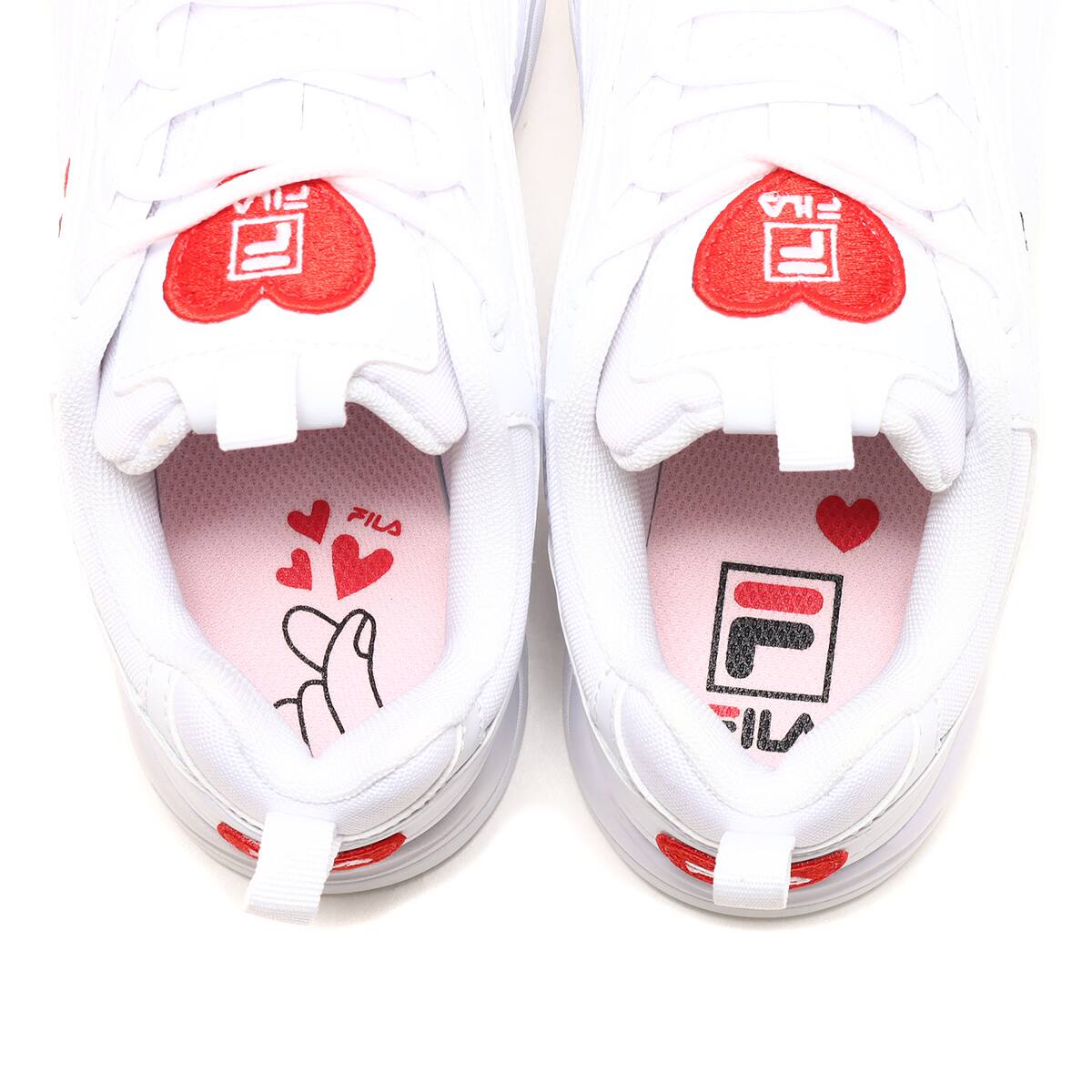 FILA FILARAY HEART WHITE/FILA RED/PINK 22FW-I