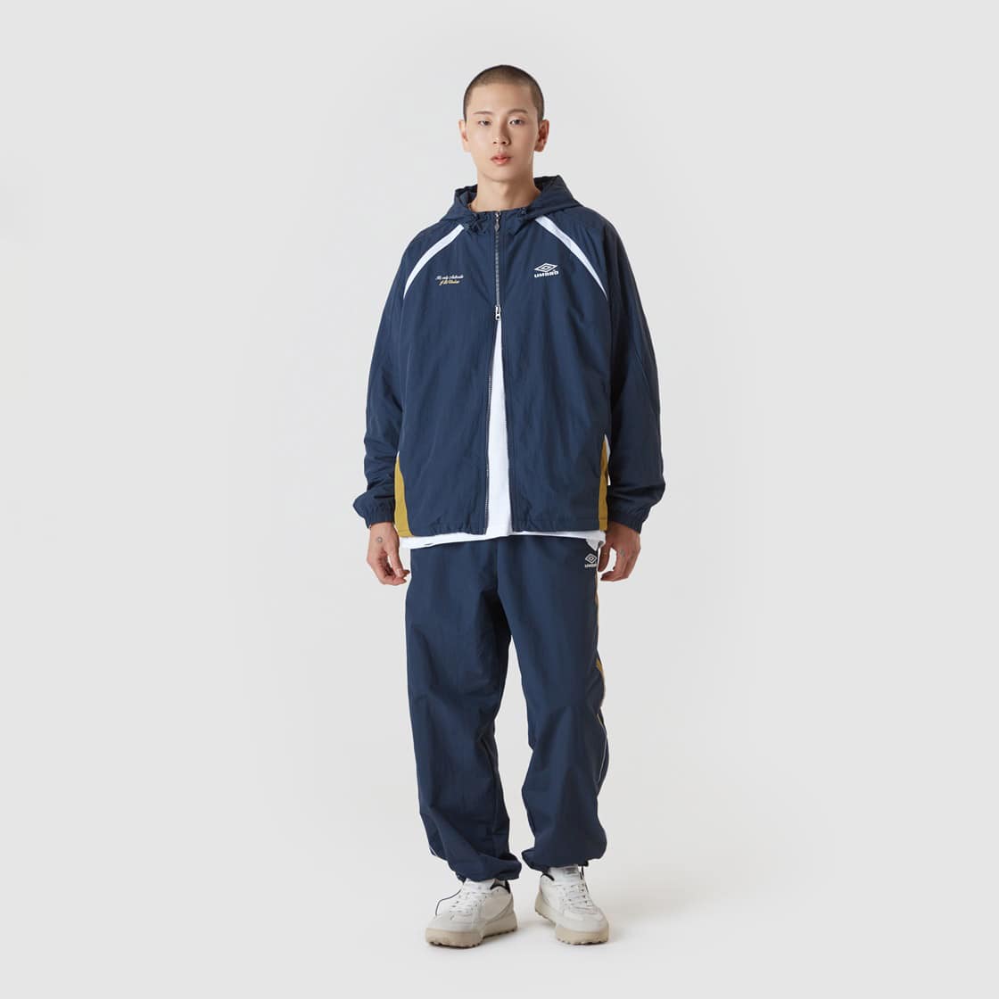 UMBRO HBL CELEB Woven Setup Pants ネイビー（アンブロ