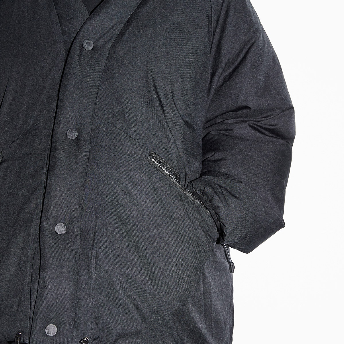 WHITE MOUNTAINEERING × TAION TWILLED DOWN HANTEN JACKET BLACK 21FA-Iの画像
