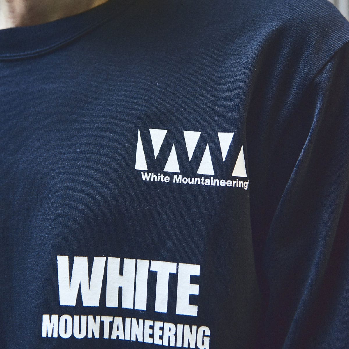 WHITE MOUNTAINEERING WM LOGO RANDAM PRINTED LONG SLEEVE T-SHIRT BLACK  21FA-I|atmos（アトモス） 公式オンラインストア